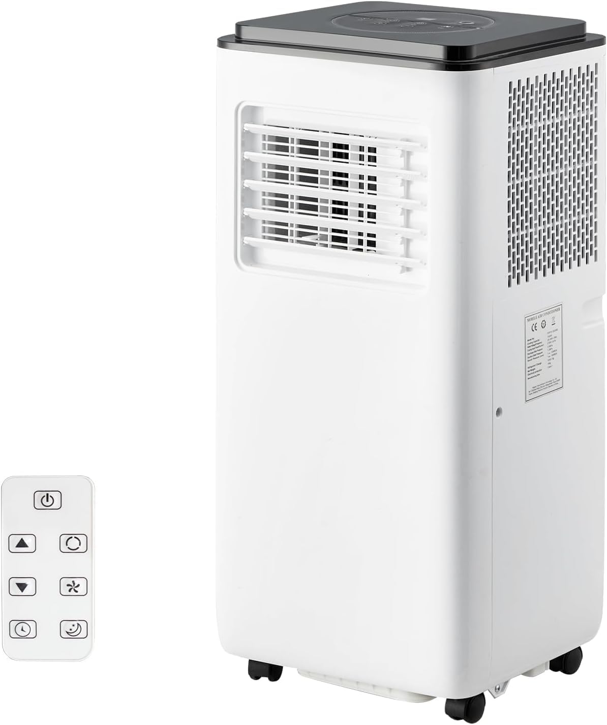 Qeetex LXLS2-PHO-10GP3BBX 10000 BTU Portable Air Conditioner for 450 Sq Ft Smart 3 in 1 AC with Remote LED Display Dehumidifier Fan 54dB Quiet Timer Auto Swing Window Kit