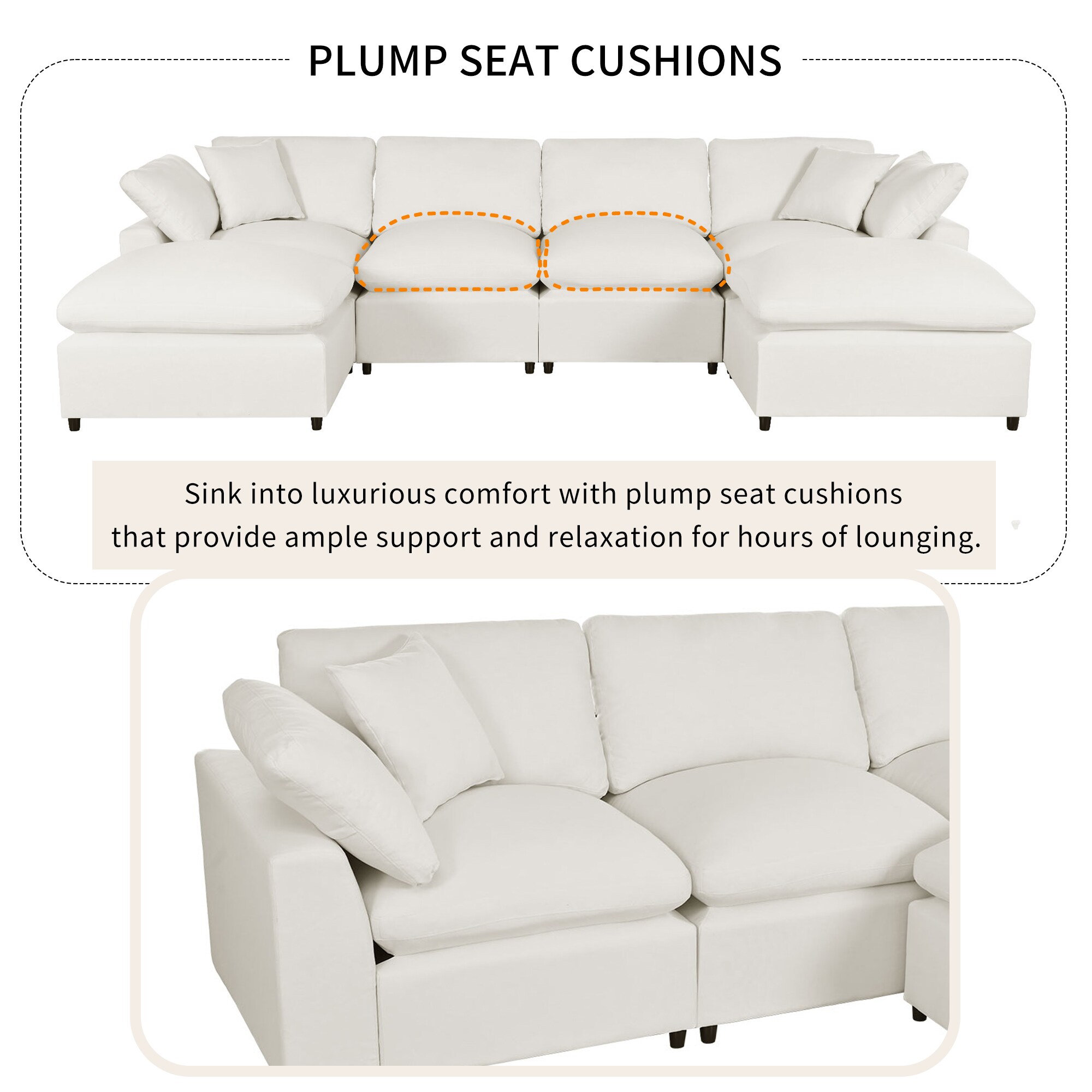 ModernLuxe WY000385AAA Sofas-Loveseats - View #18