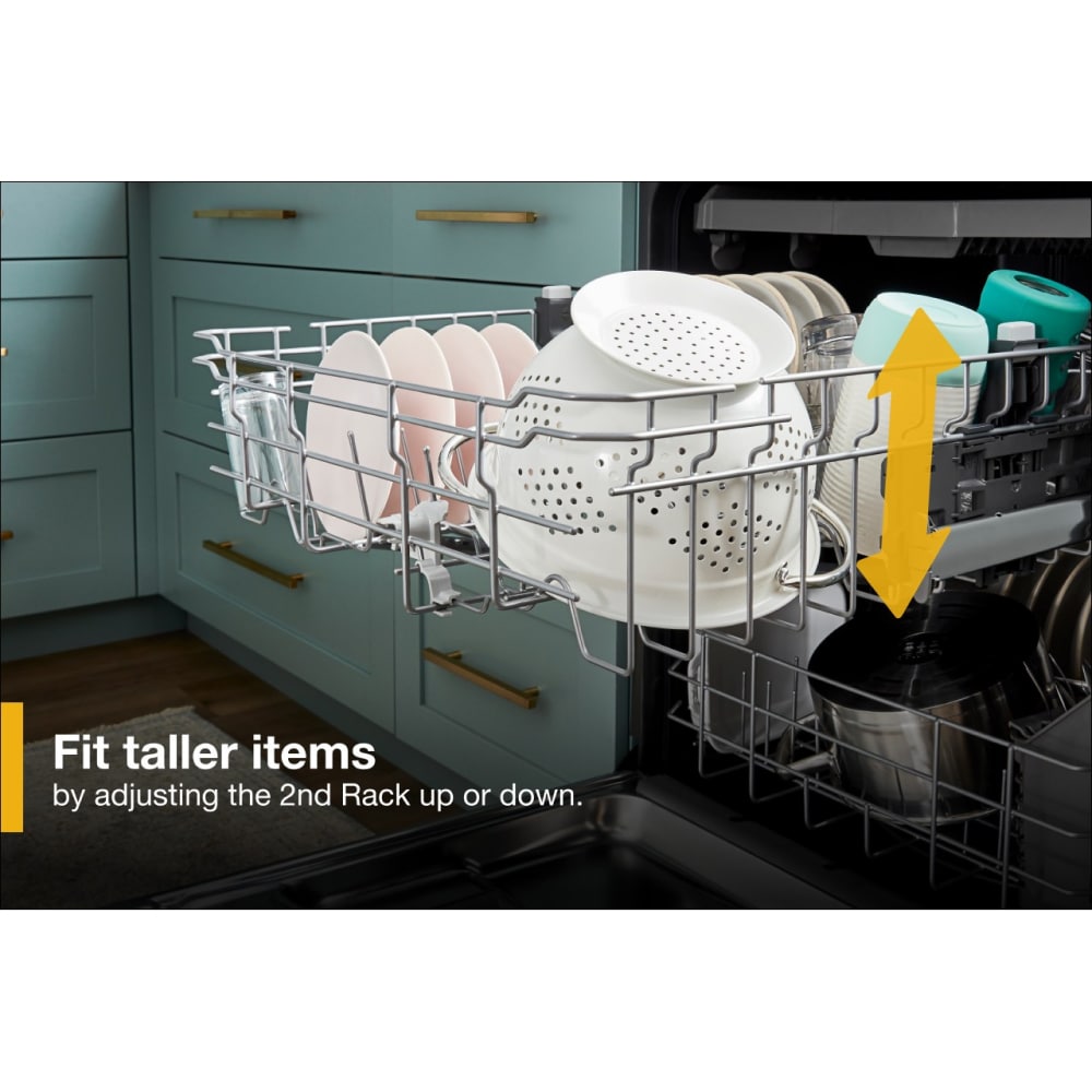 Whirlpool Eco Series 24-in Top Control Built-In Dishwasher With Third ...