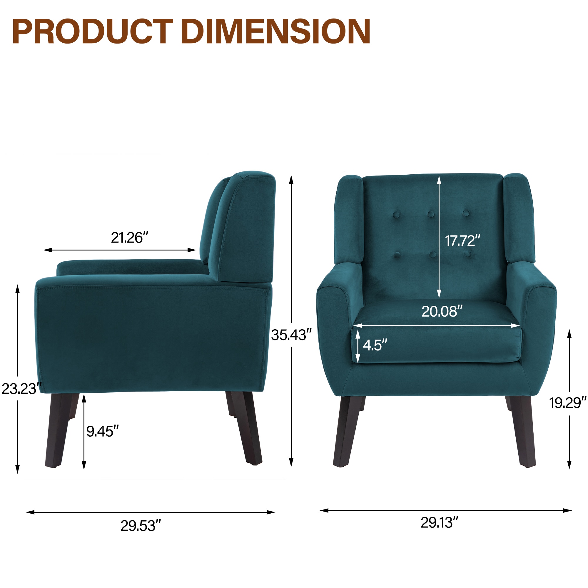 Dreamsidea LS-IDF-SF03-BLUE-V-2 chairs - View #4