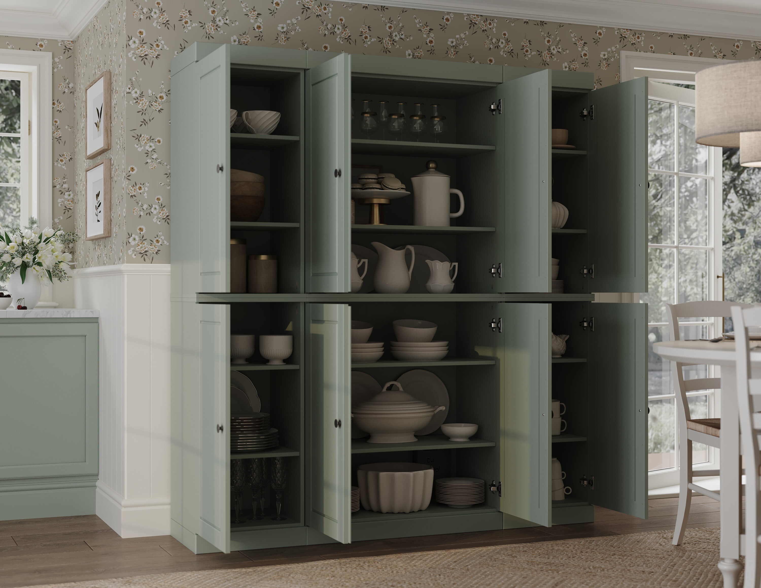 Palace Imports 965-13 Dining-Kitchen-Storarge - View #2