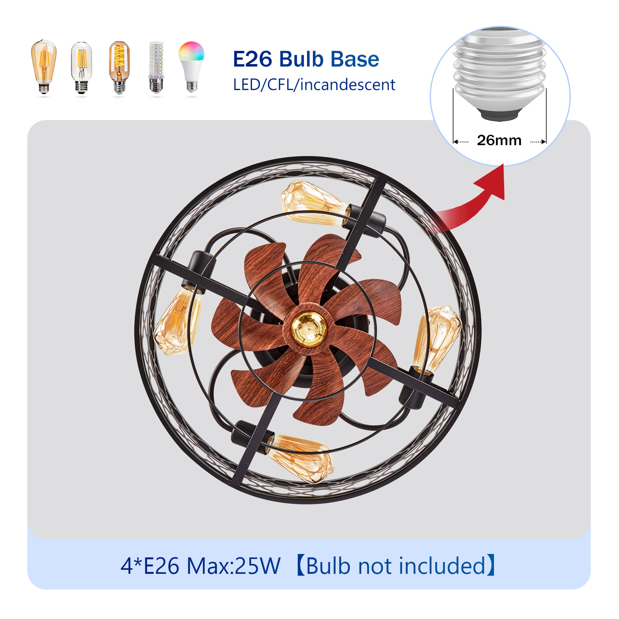 Boho Havens DW3596P356637 Ceiling-Fans - View #4