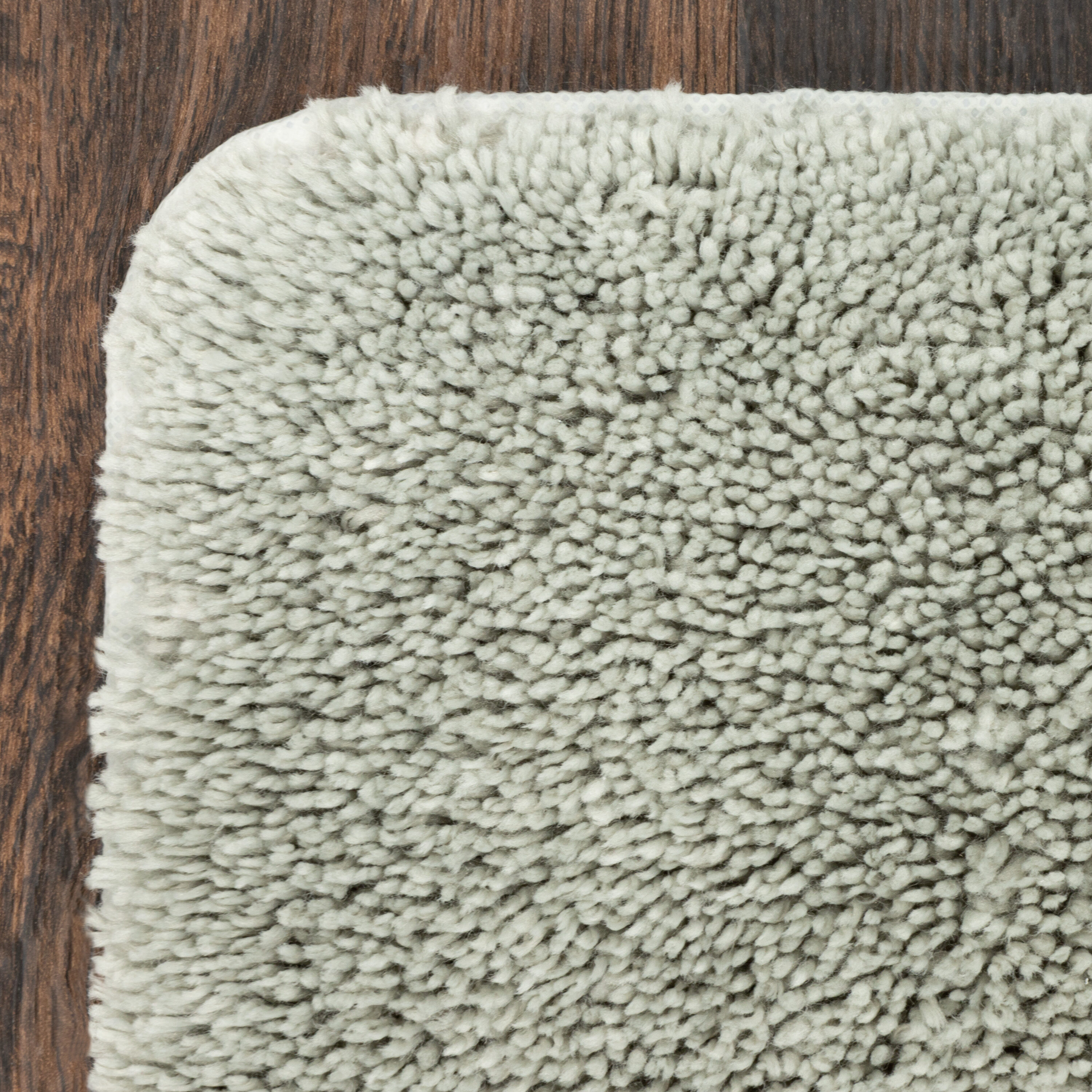 allen + roth 20-in x 32-in Taupe Polyester Bath Mat in the