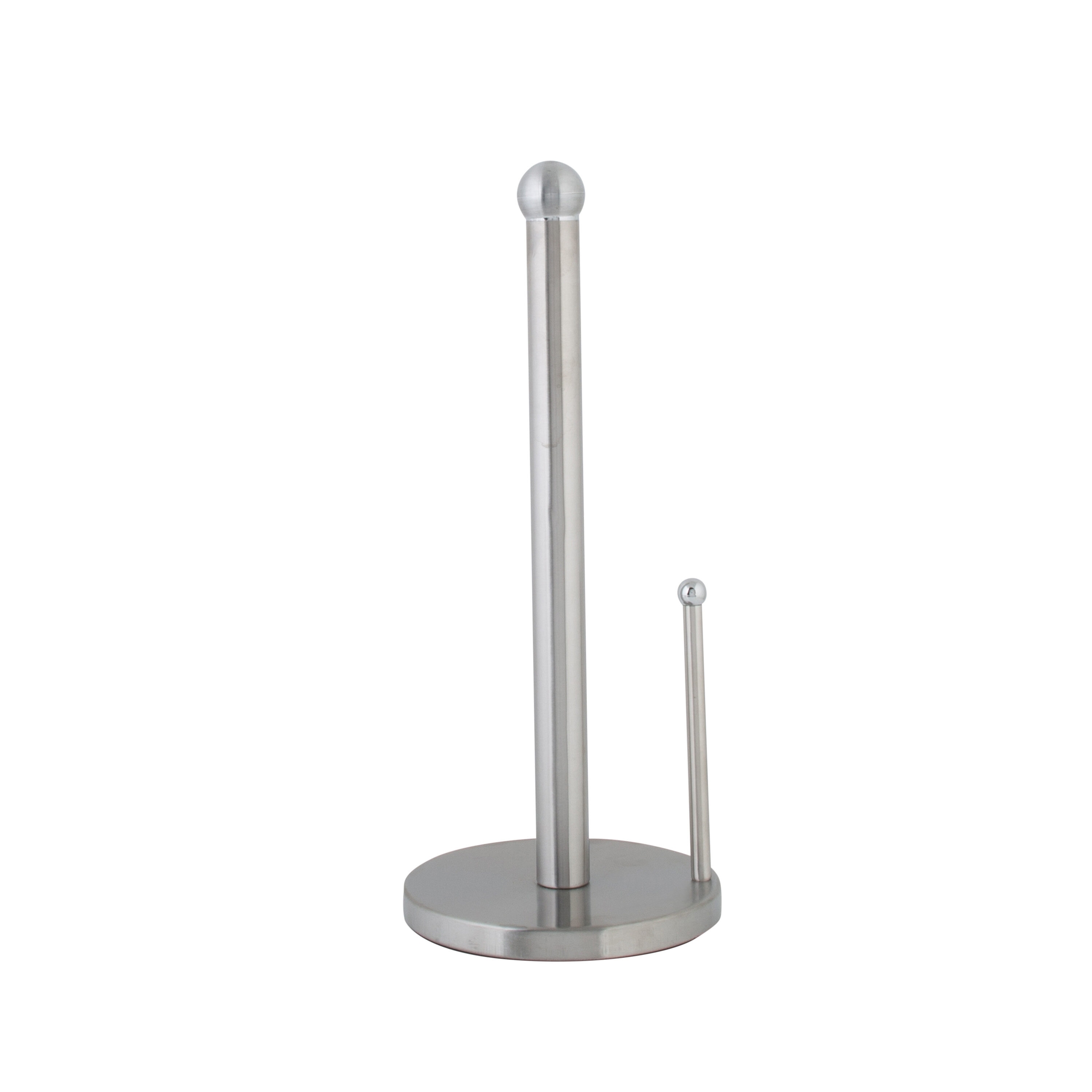 Kitchen Details Metal Silver Paper Towel Holder in the Paper Towel Holders  department at