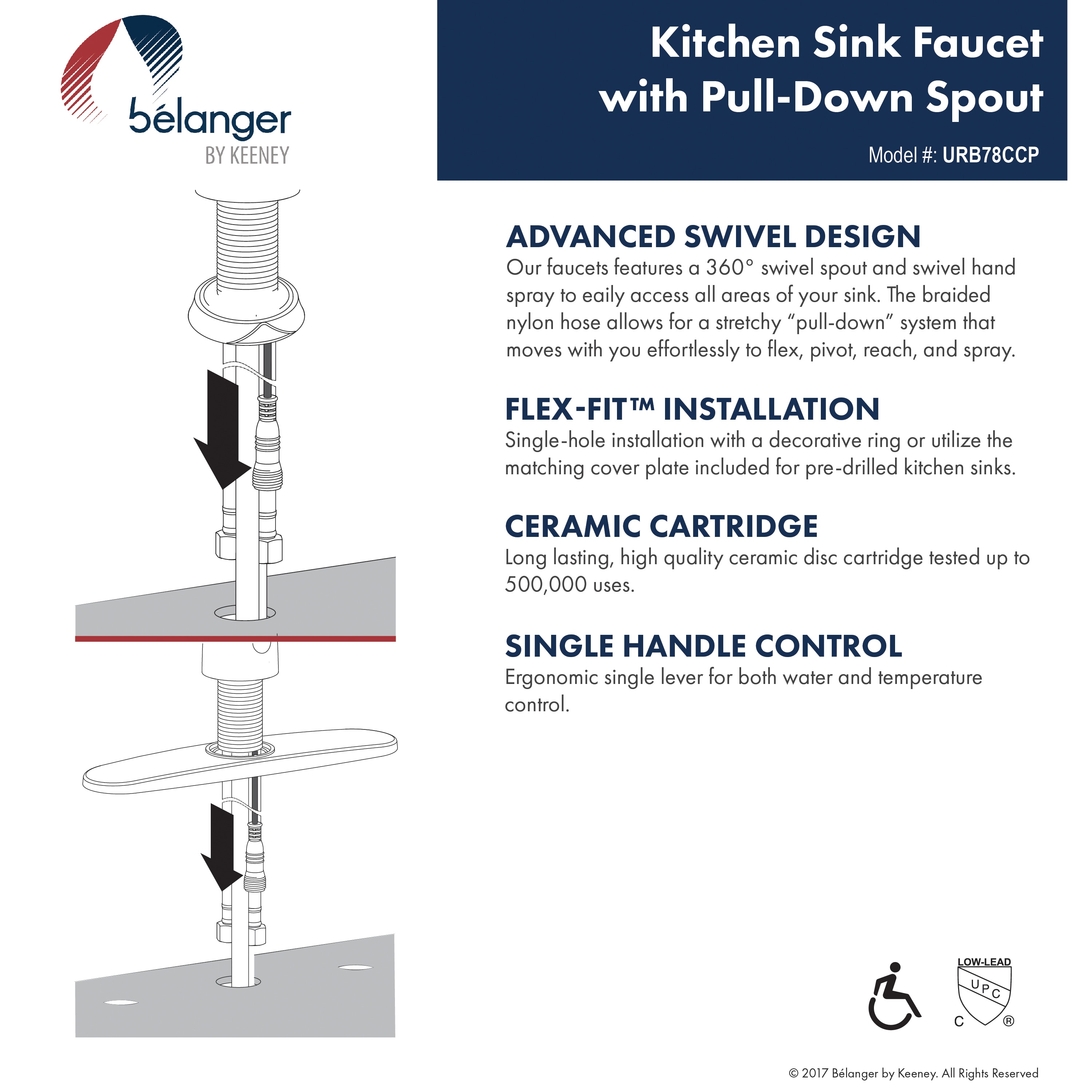 Belanger URB78CCP Kitchen-Faucets - View #8