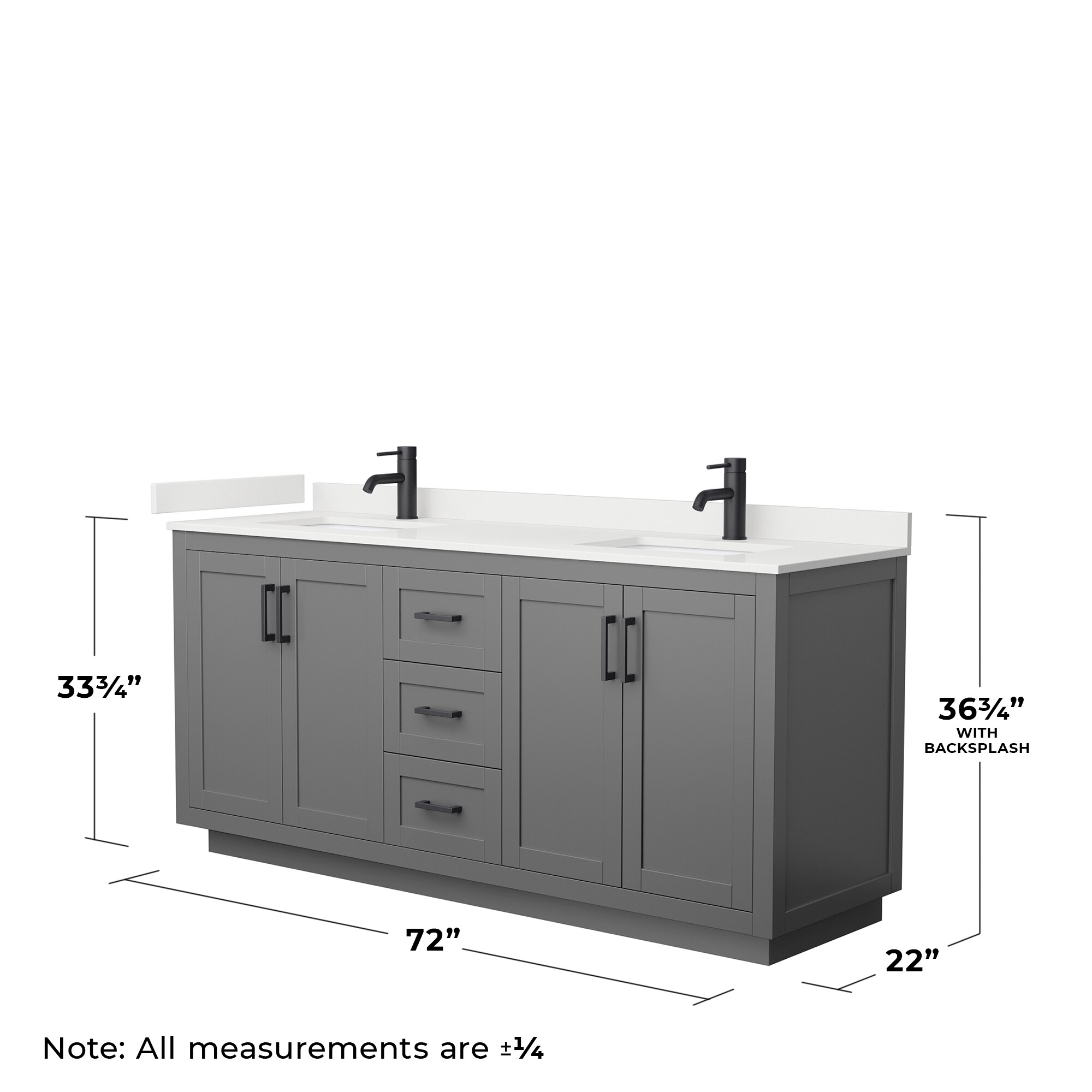 Wyndham Collection WCF292972DGBWQUNSMXX Bath-Vanity-Combo - View #5