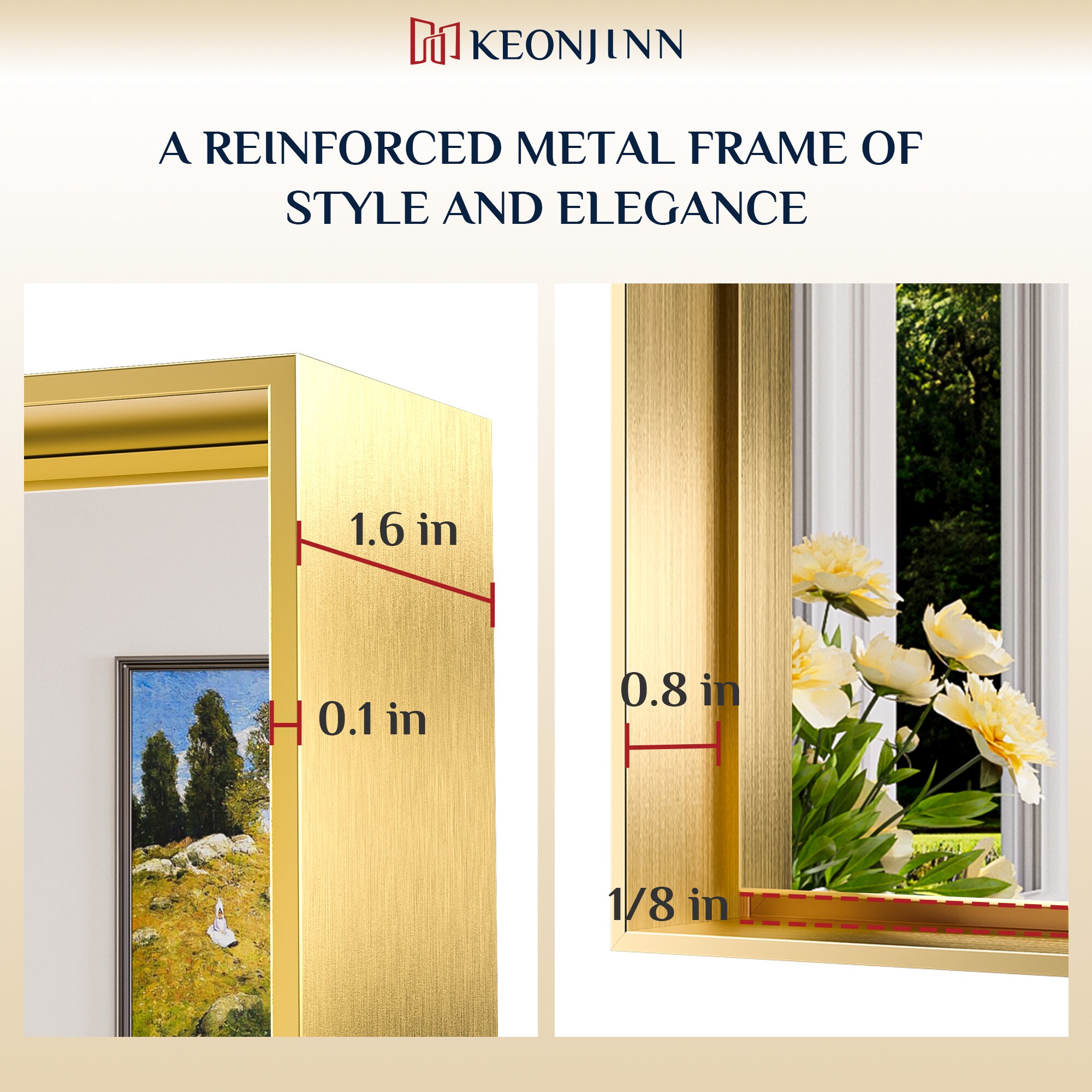Keonjinn LW-JZ-JSKFJ-12175BD Decor-Mirrors - View #4