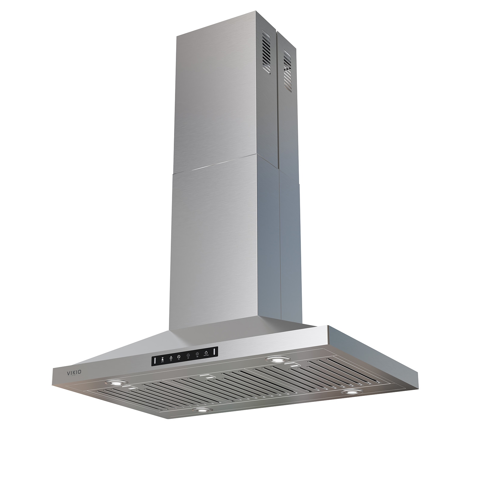 VIKIO VKLIS0236 36 inch Convertible 380-CFM Stainless steel Island Range Hood with Charcoal Filter
