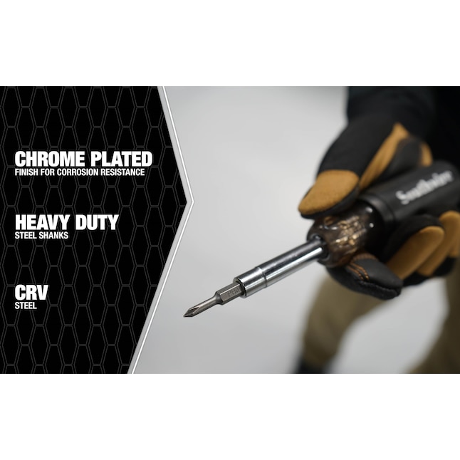 Southwire Rubber Handle Multi-Bit Screwdriver Southwire Rubber Handle Multi-Bit Screwdriver