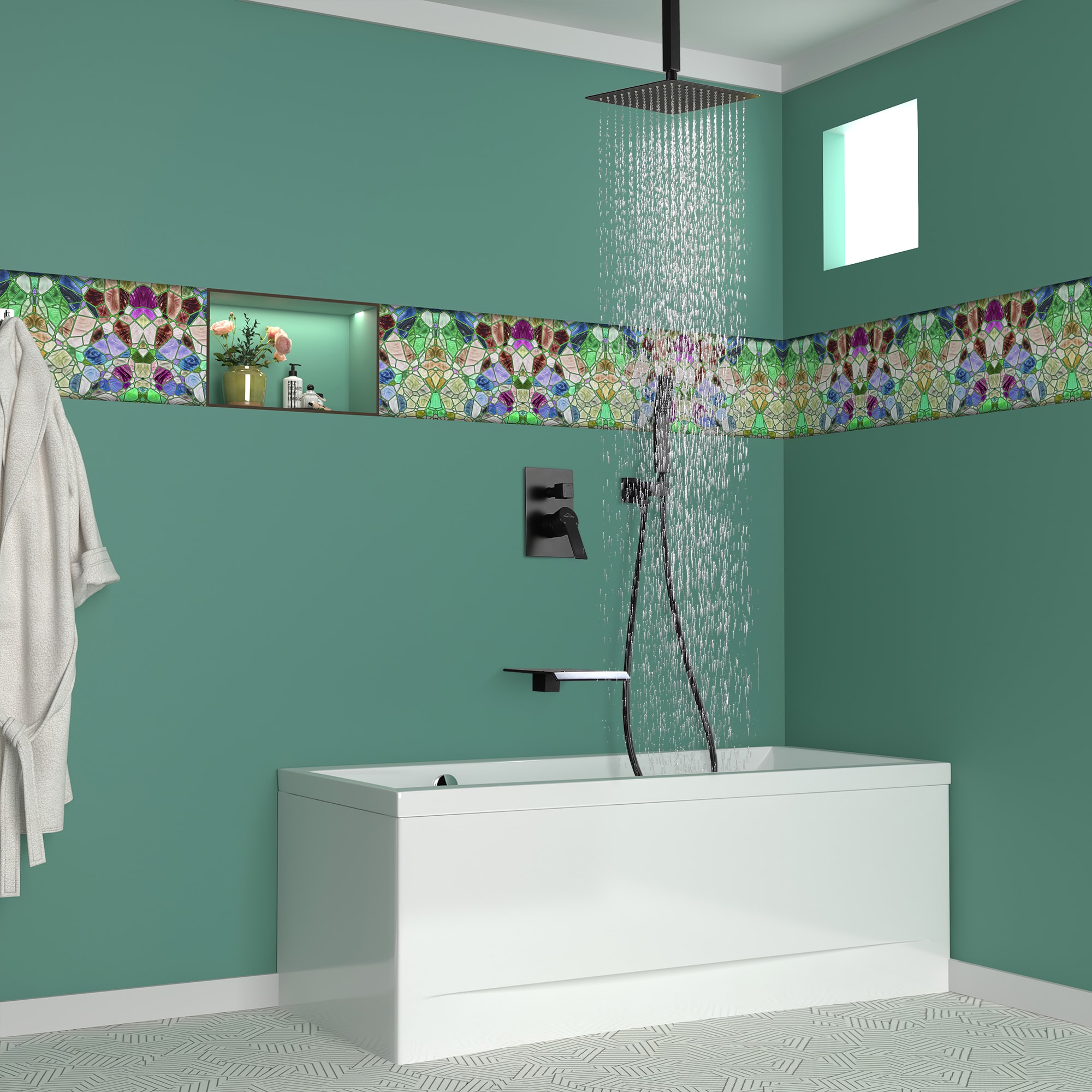 Clihome CSMD-880-19B10 Showerhead-Bar-Panels - View #4