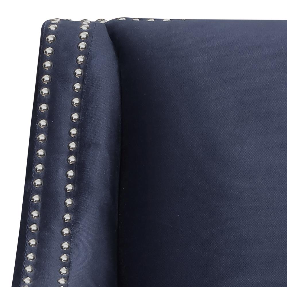 aster navy accent chair