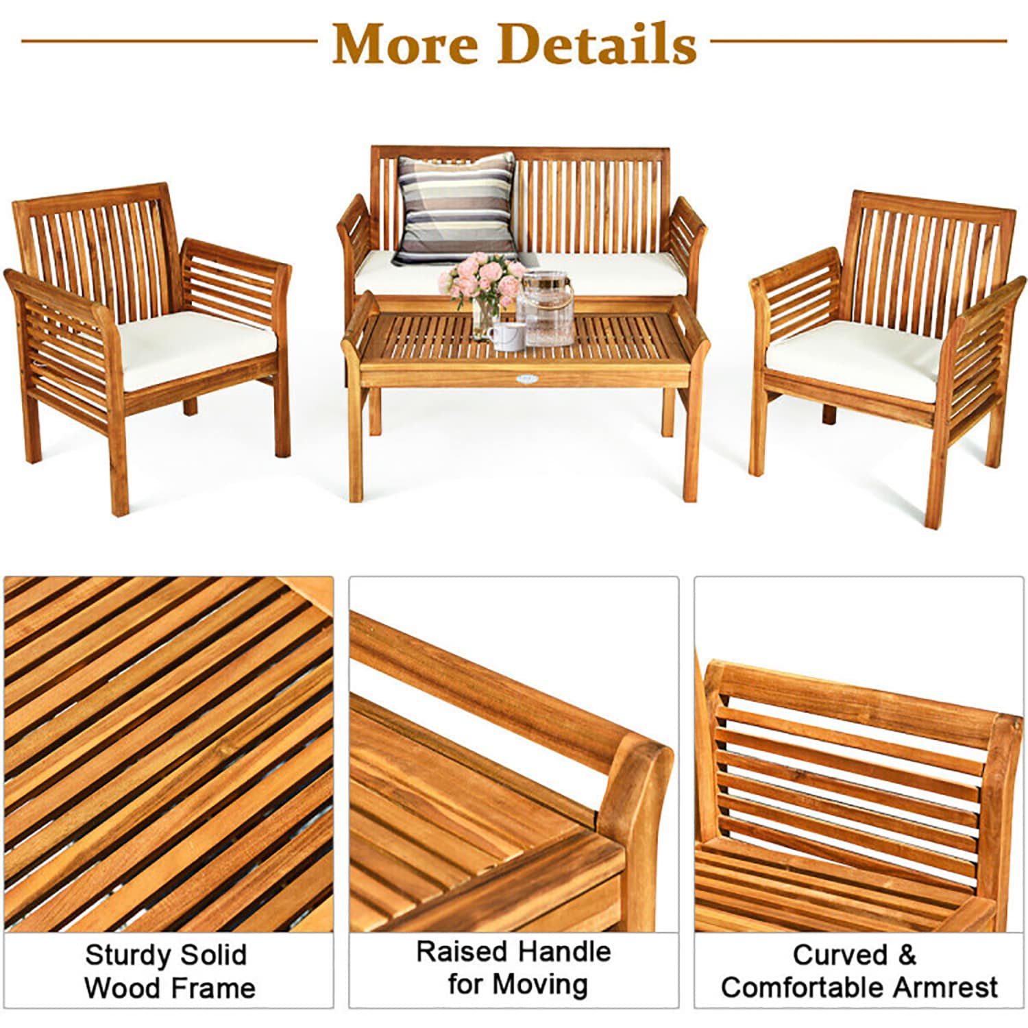 GZMR GZ-SME71G Patio-Conversation-Sets - View #4