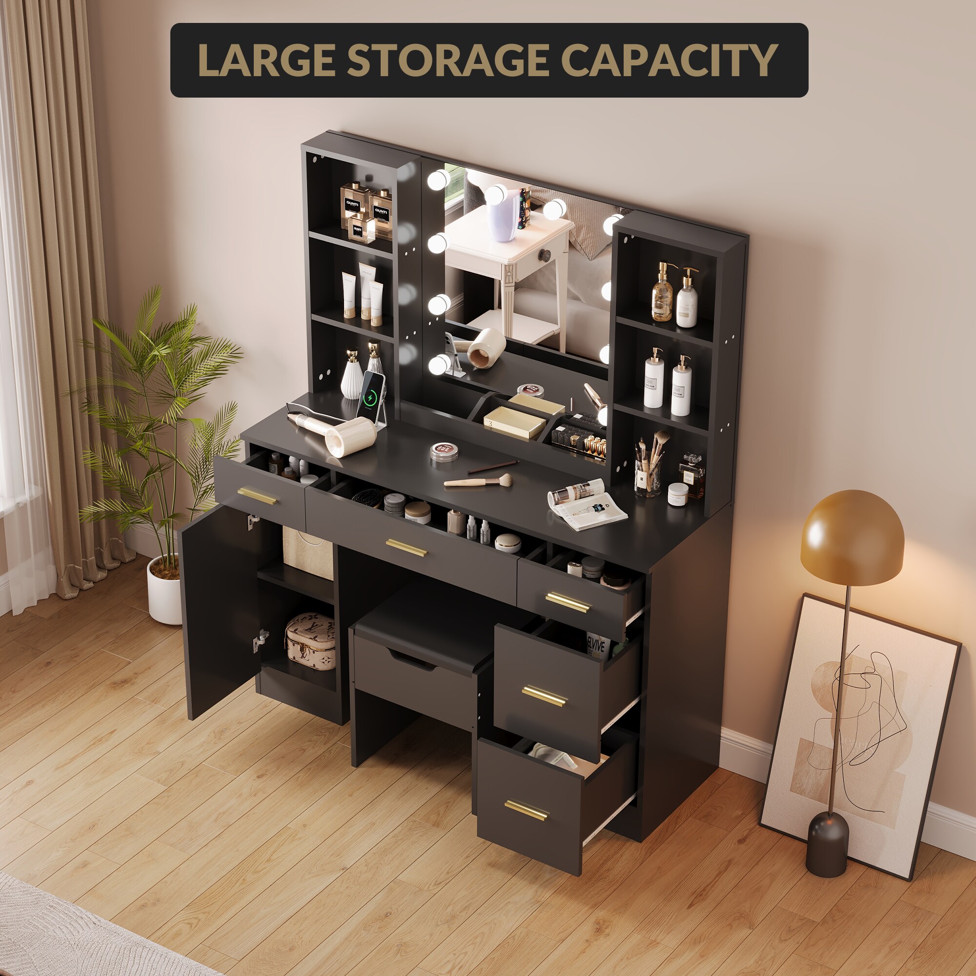 Garvee AWMDKTDO1NZN4-LWW Bedroom-Vanities - View #4
