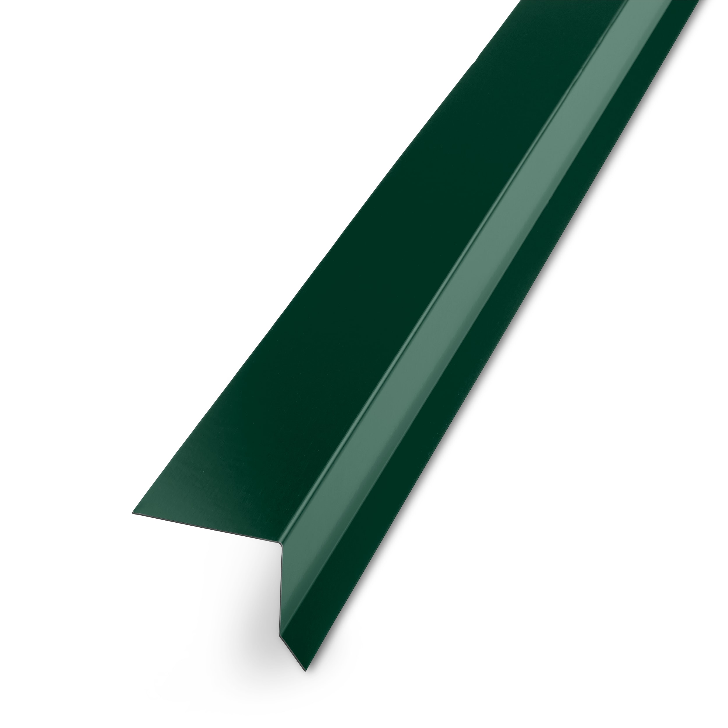 Union Corrugating ST-RE-1000-718 Master Rib 2.5-in x 10-ft Evergreen Galvanized steel Drip Edge