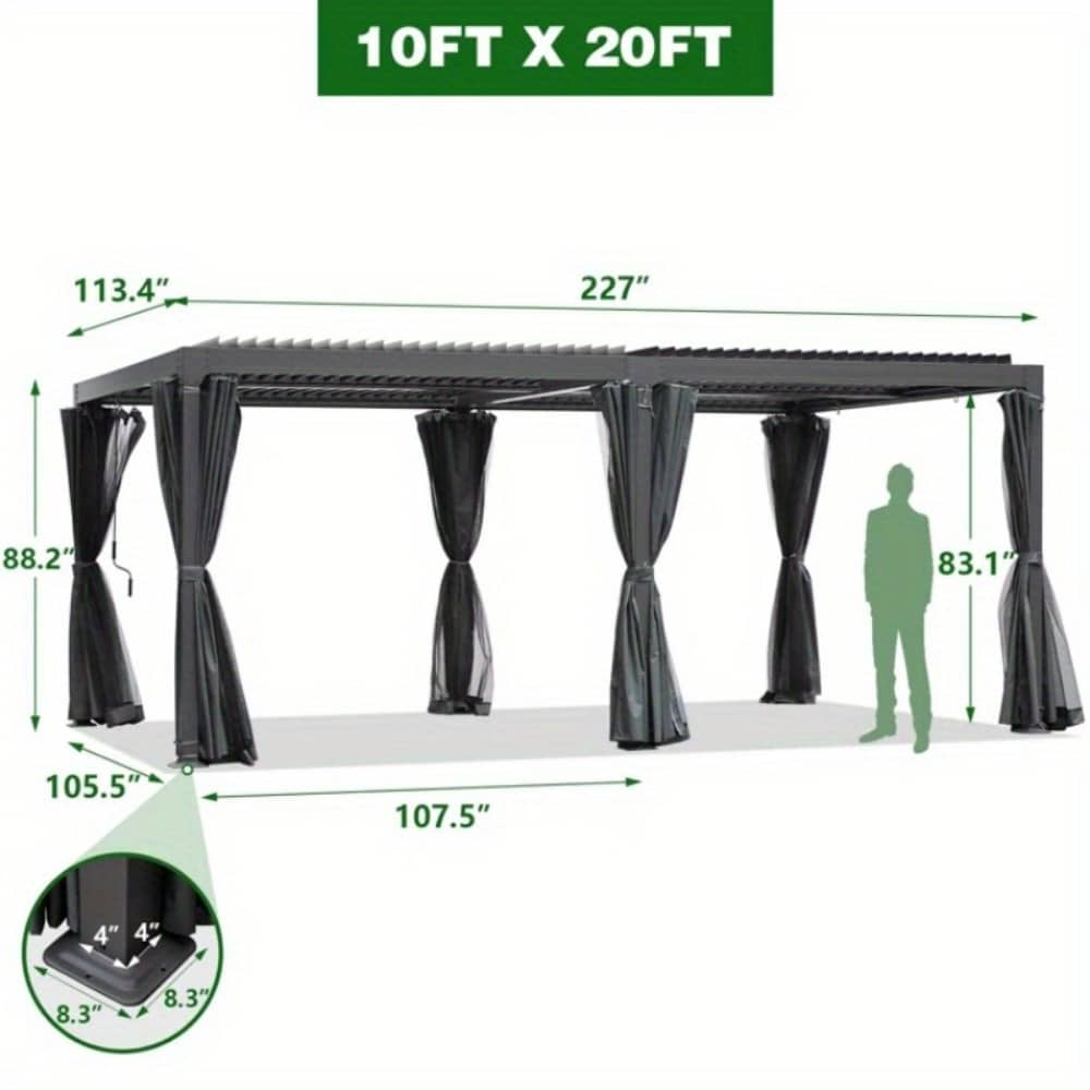U-HOMY X-202-WG Pergolas-2 - View #3