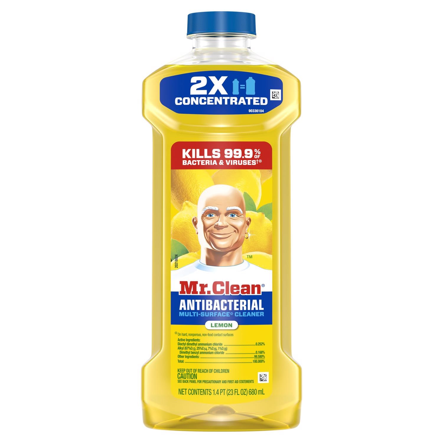 Mr. Clean Lemon Scent Concentrated Multi Surface Cleaner Liquid 23 oz Case of 6 #EJD1037125--6-1