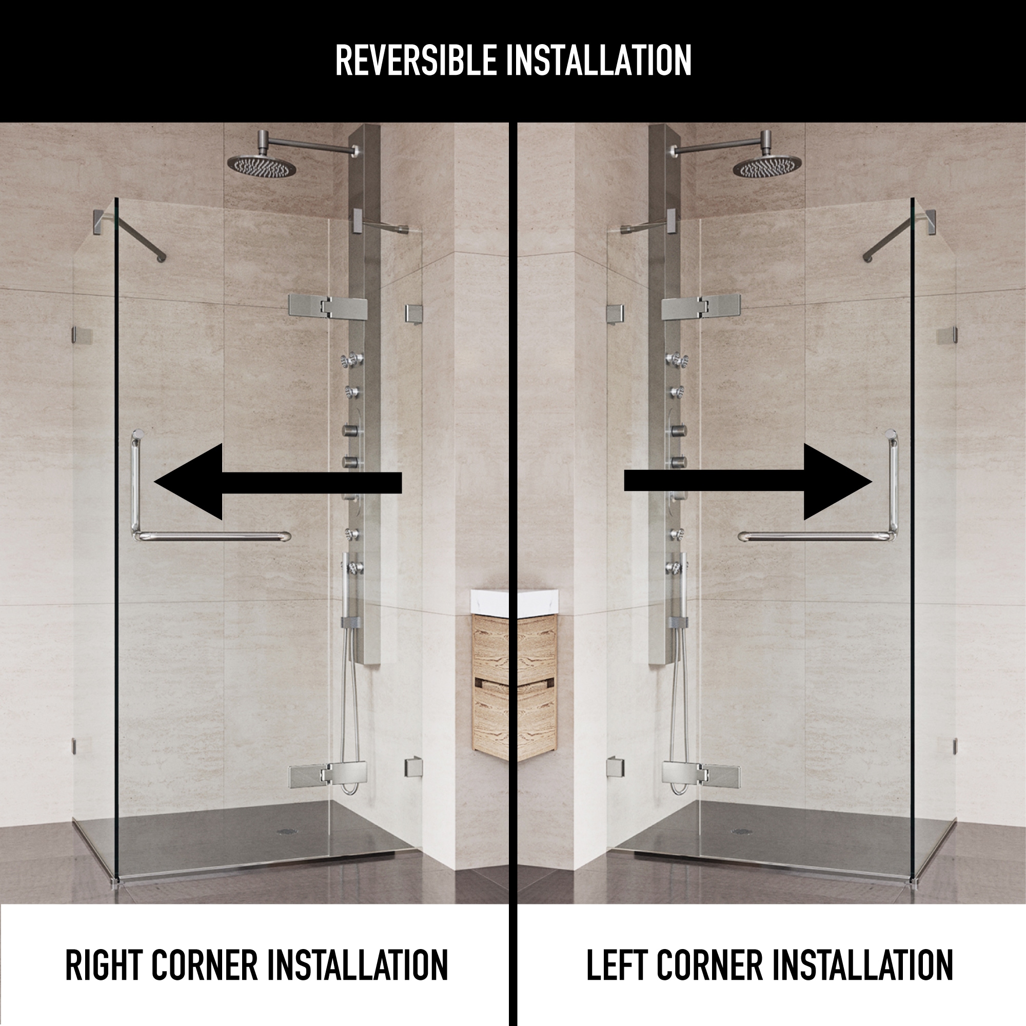 VIGO VG6011BNCL36 Shower-Doors - View #3