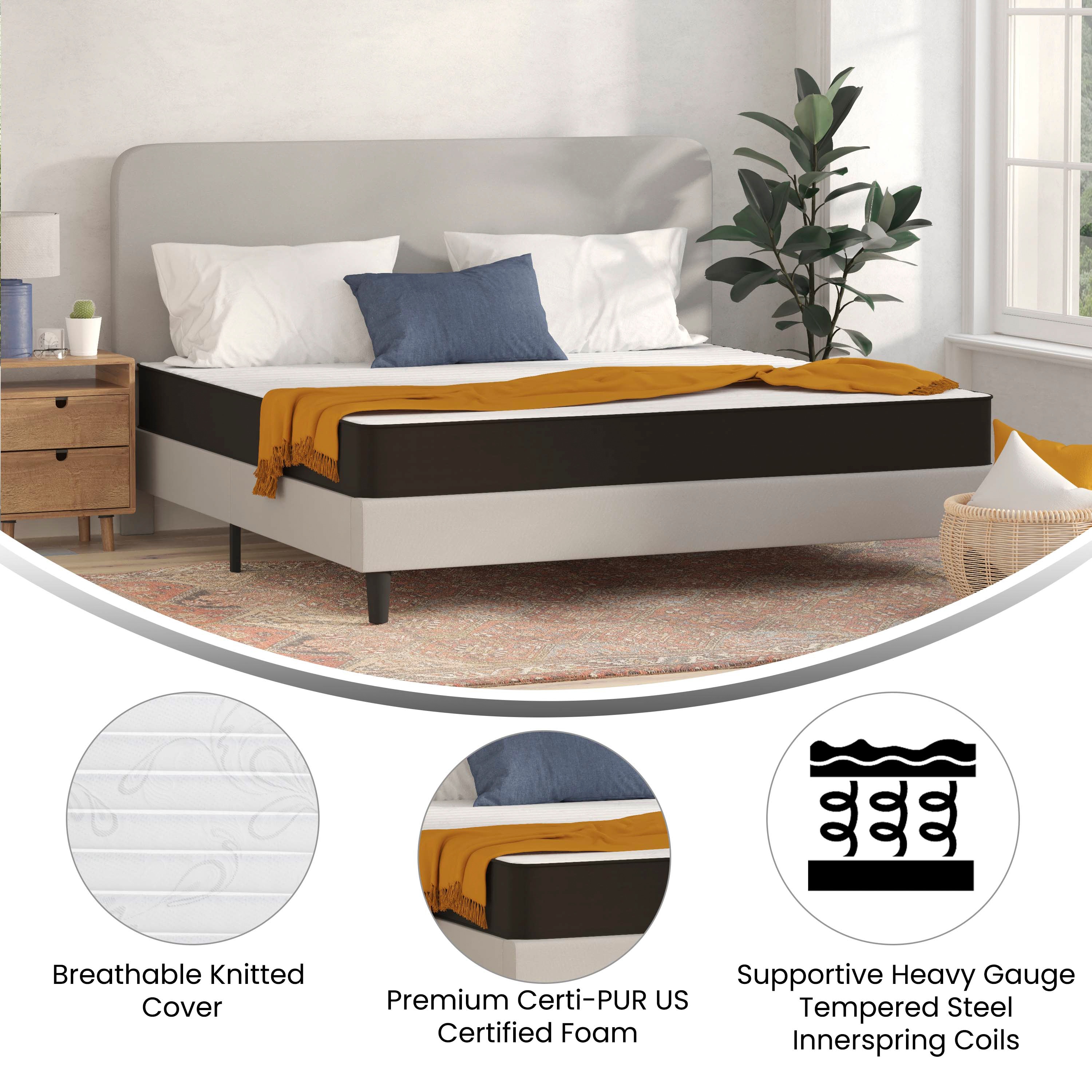 Flash Furniture 840196343037 Mattresses-Boxsprings - View #3