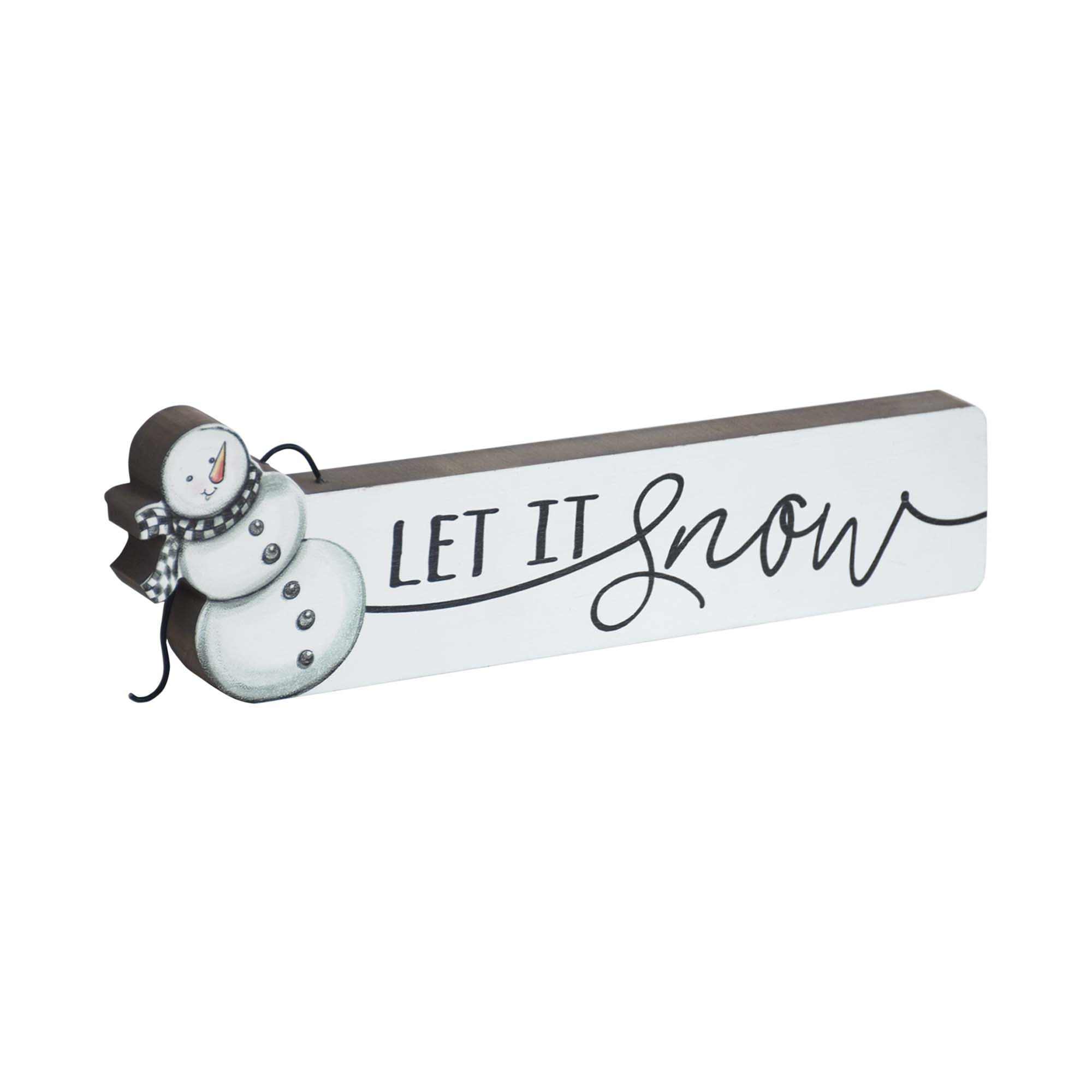 Parisloft SG2205 4.375-in Decoration Snowman Christmas Decor