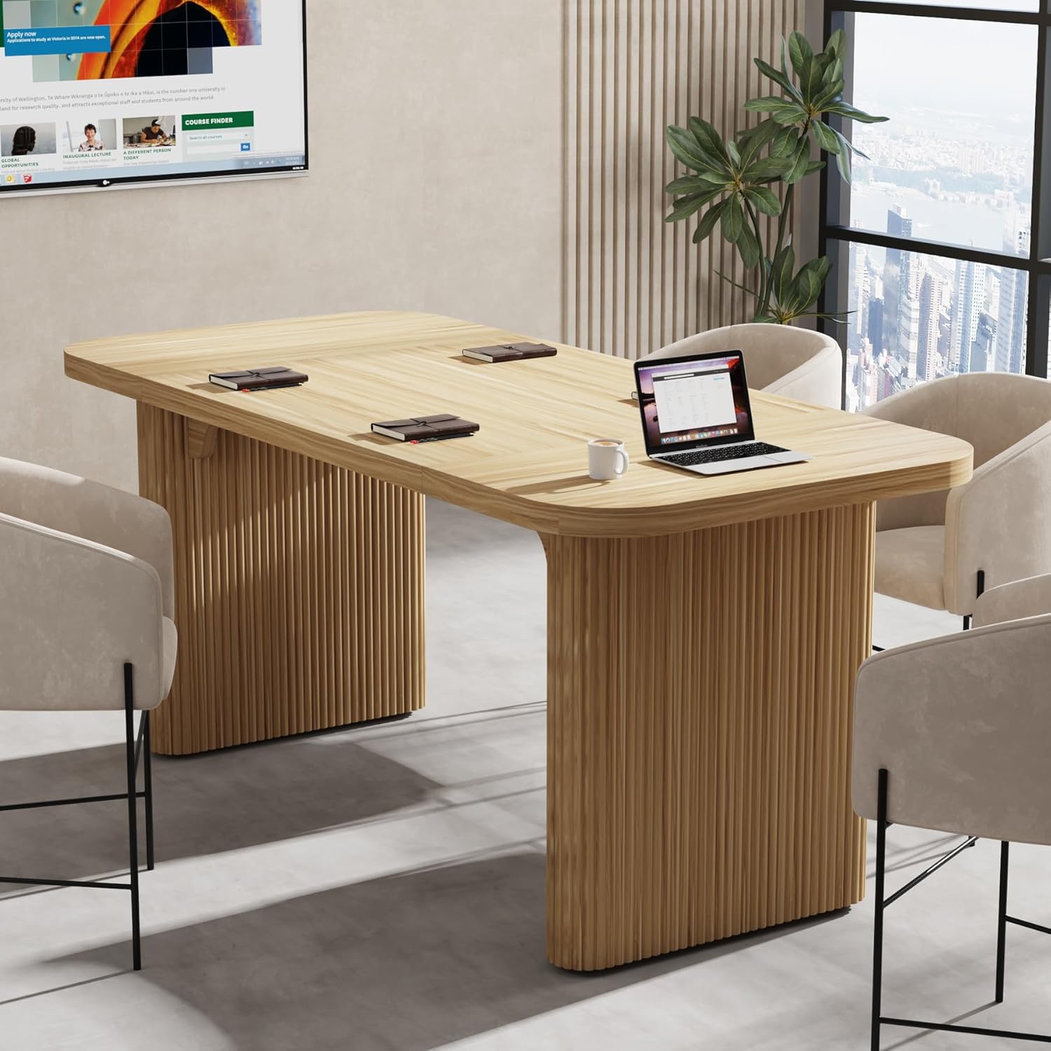 Tribesigns LWOYJL-0269YY Office-Tables - View #2