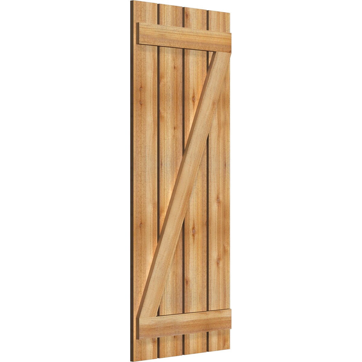 Ekena Millwork RBS06Z23X057RWR Exterior-Shutters - View #2