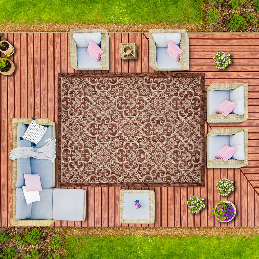 Benissimo O-8X10-RAMSHRN-BRICK rugs - View #2