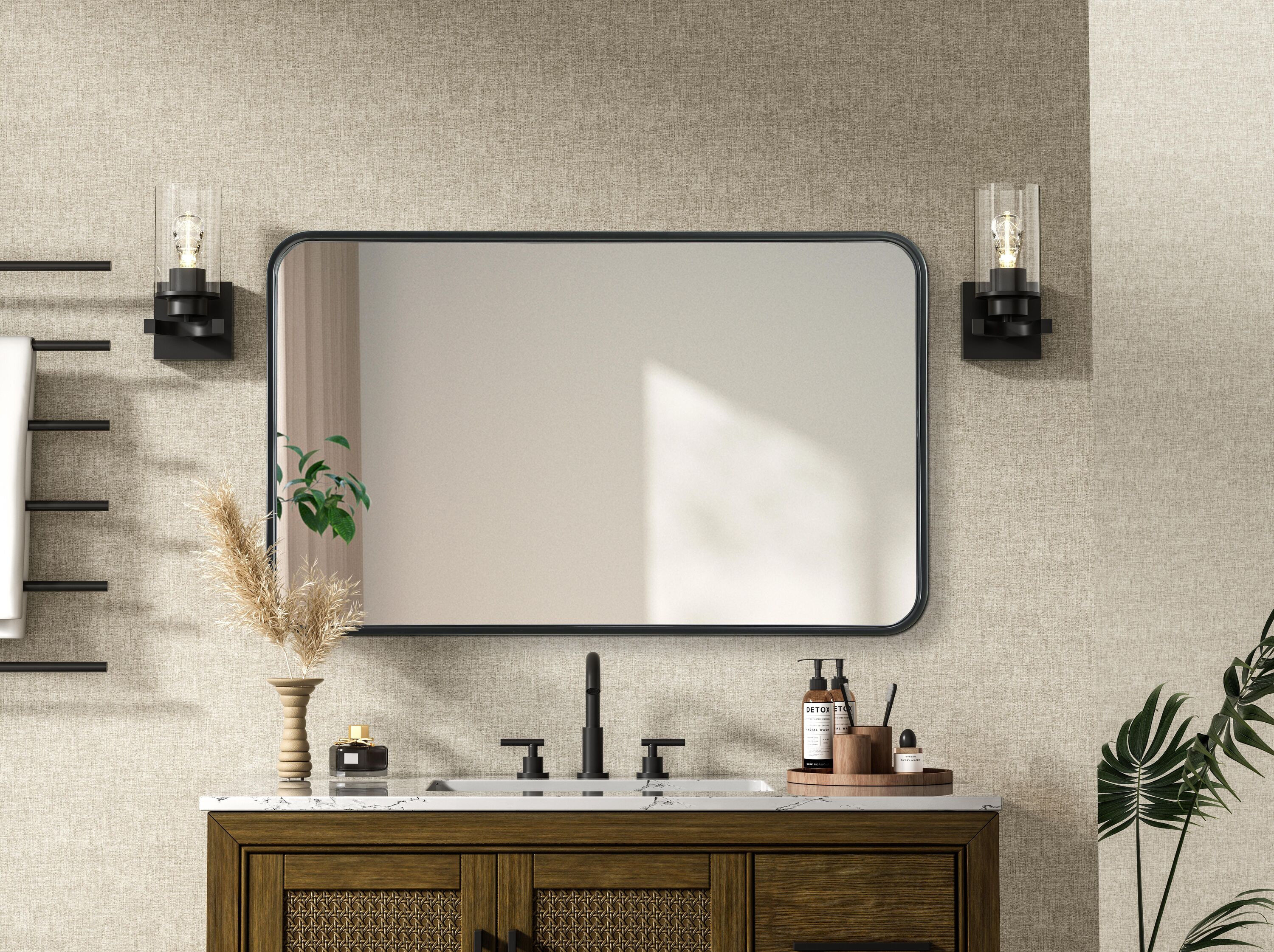 Simply Living Home SLMR24A6708BLK Decor-Mirrors - View #6