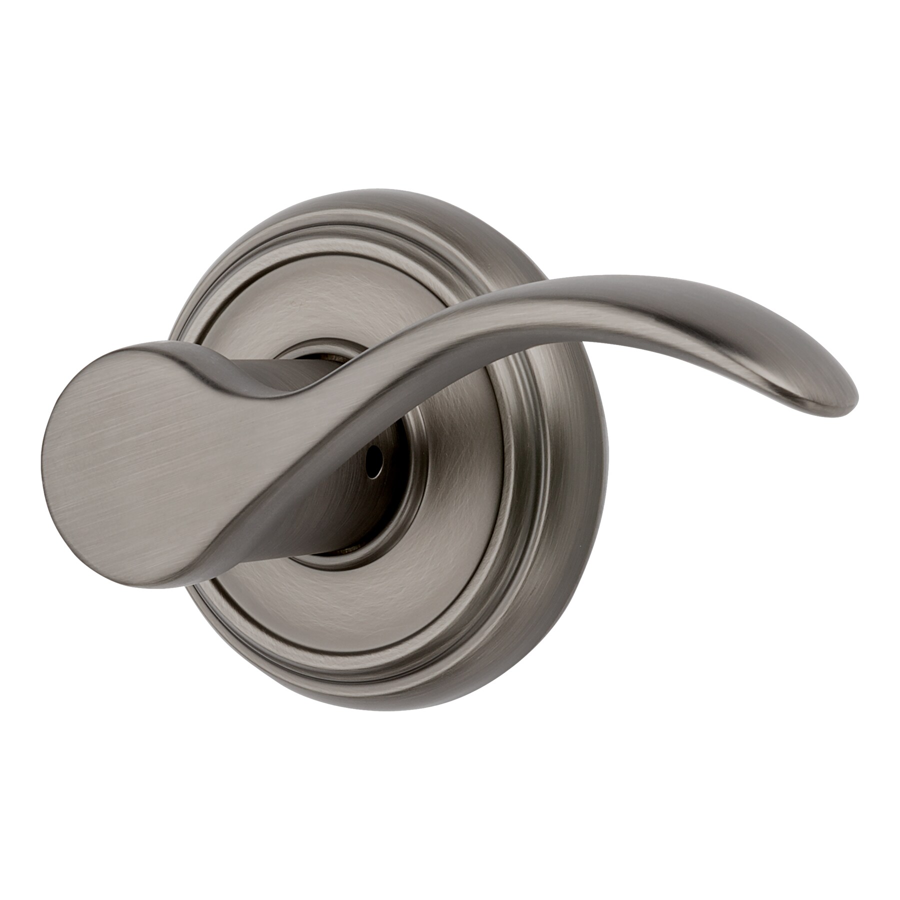 Baldwin Prestige Tobin Slate Right-Hand ed Interior/Exterior Dummy Door  Handle in the Door Handles department at