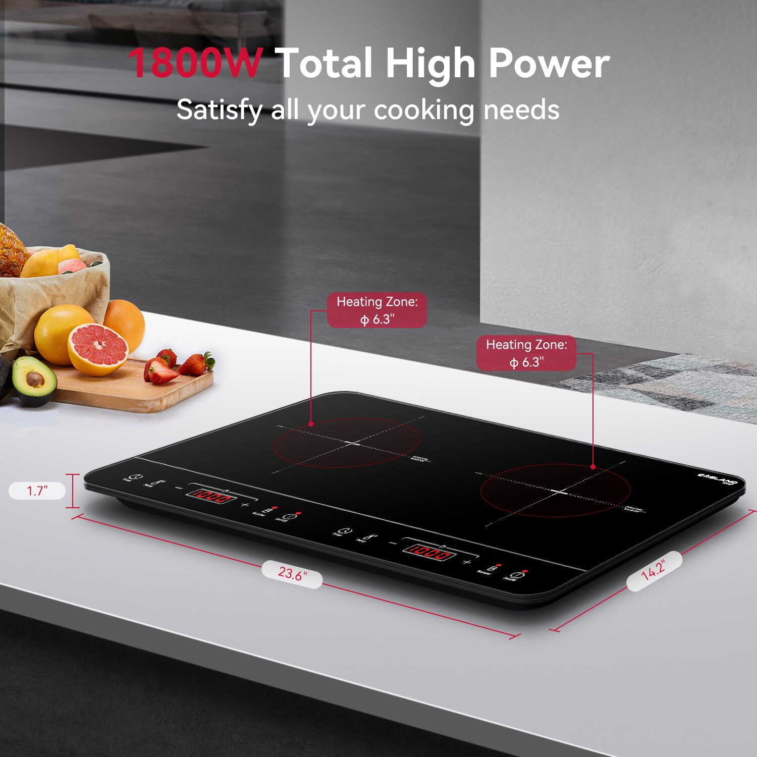 Gasland Chef 24in 2 Burners Black Induction Cooktop in the Induction