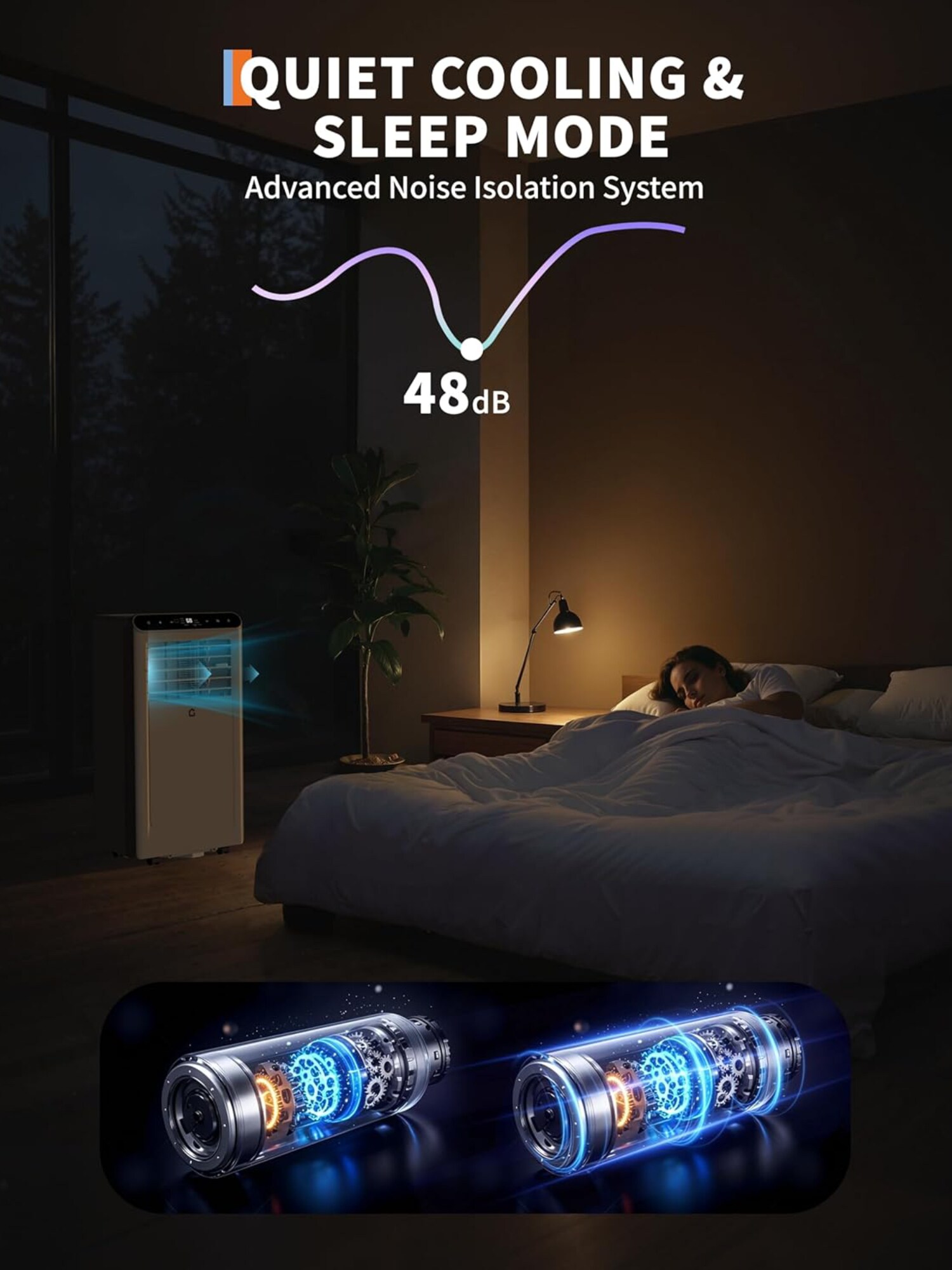 Der Rose LMX-PHK-337F8P6C Portable-Air-Conditioners - View #5