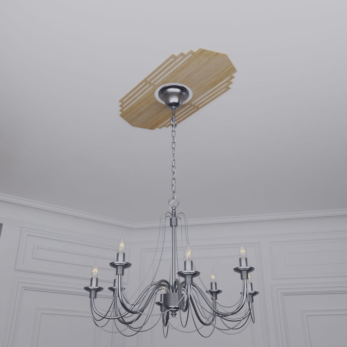 Ekena Millwork CMWP16X08X0250CSHI Ceiling-Medallions - View #15