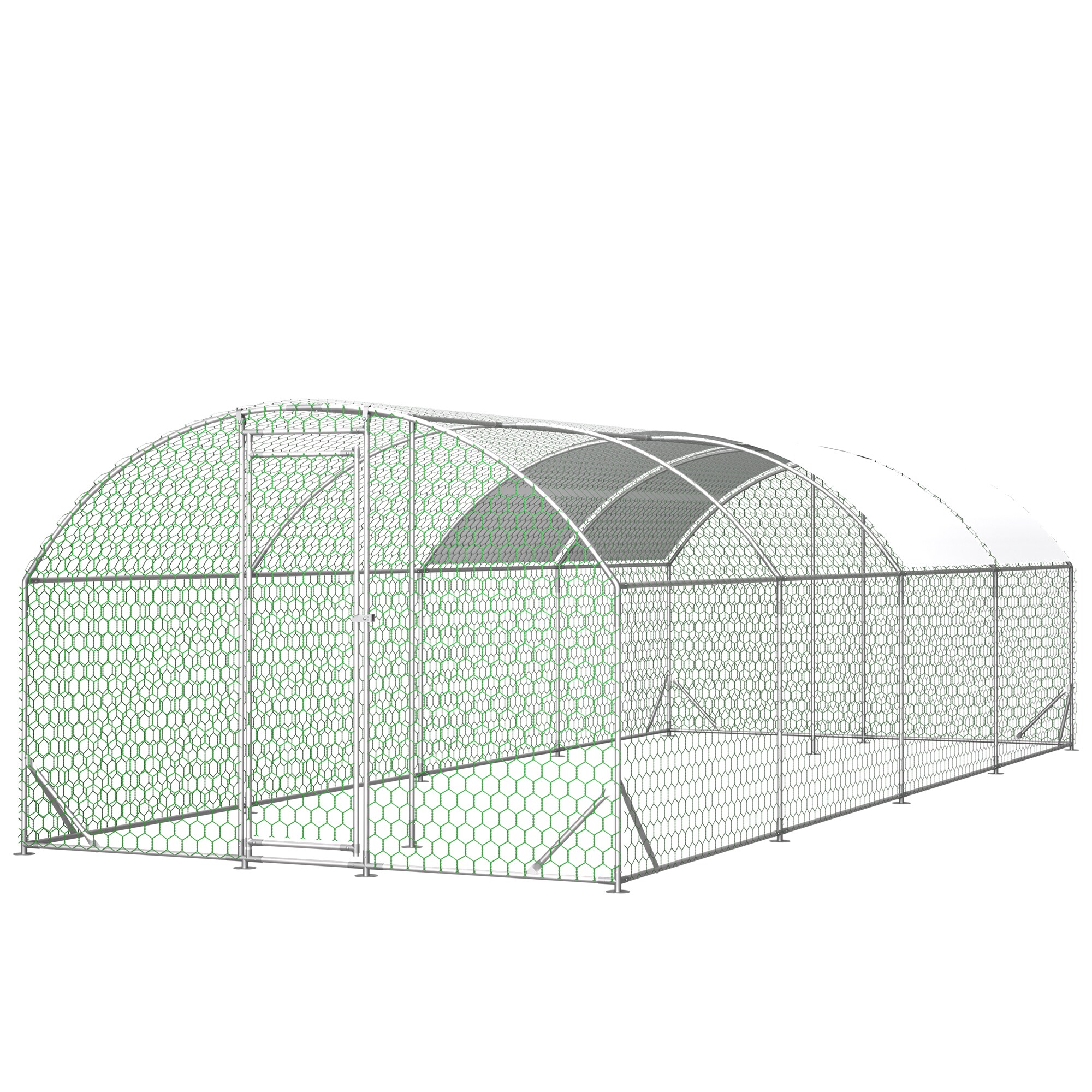 Kahomvis CS-QPW112-612 Chicken-Coops-Rabbit-Hutches - View #10