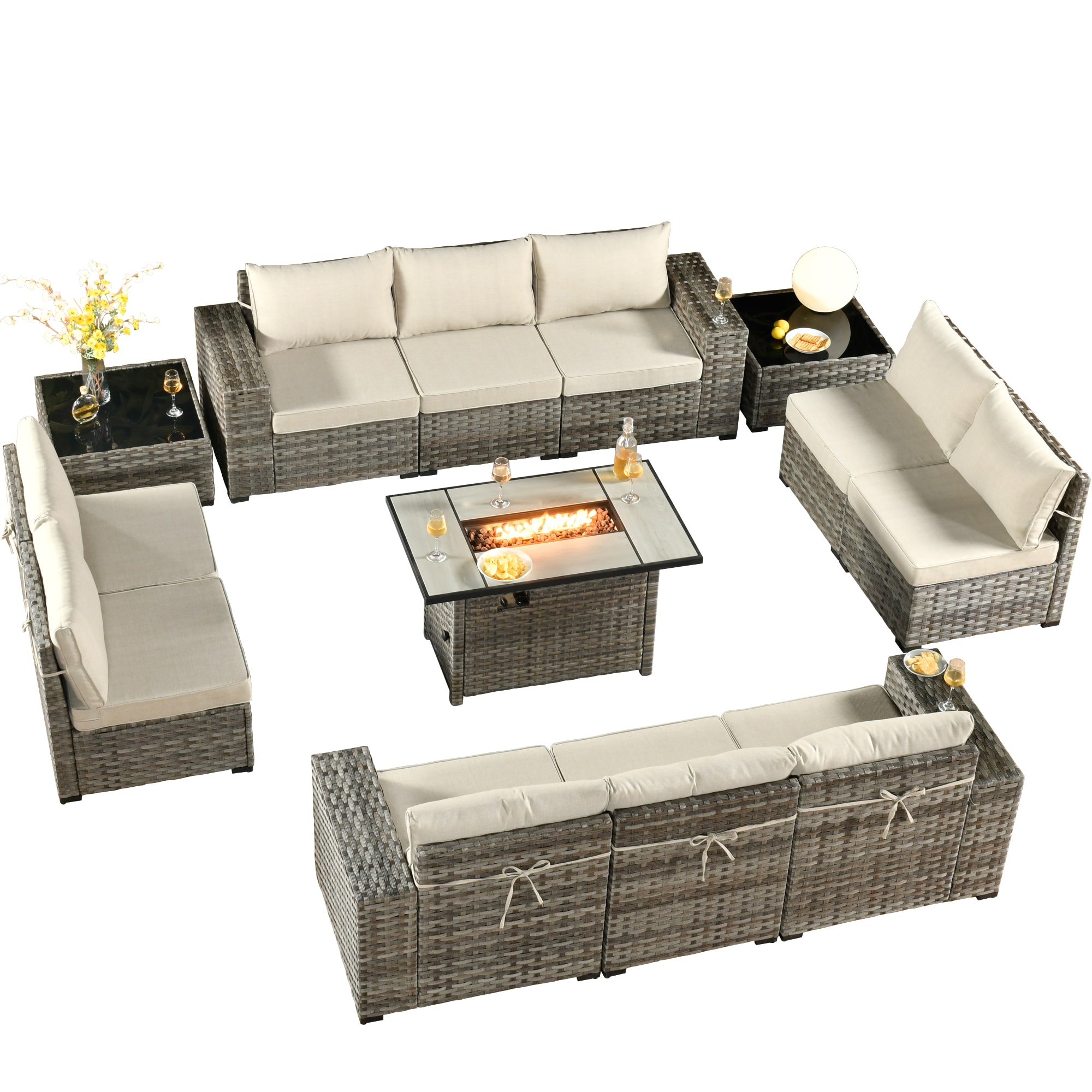 XIZZI XIBBR605-12FP Patio-Conversation-Sets - View #3