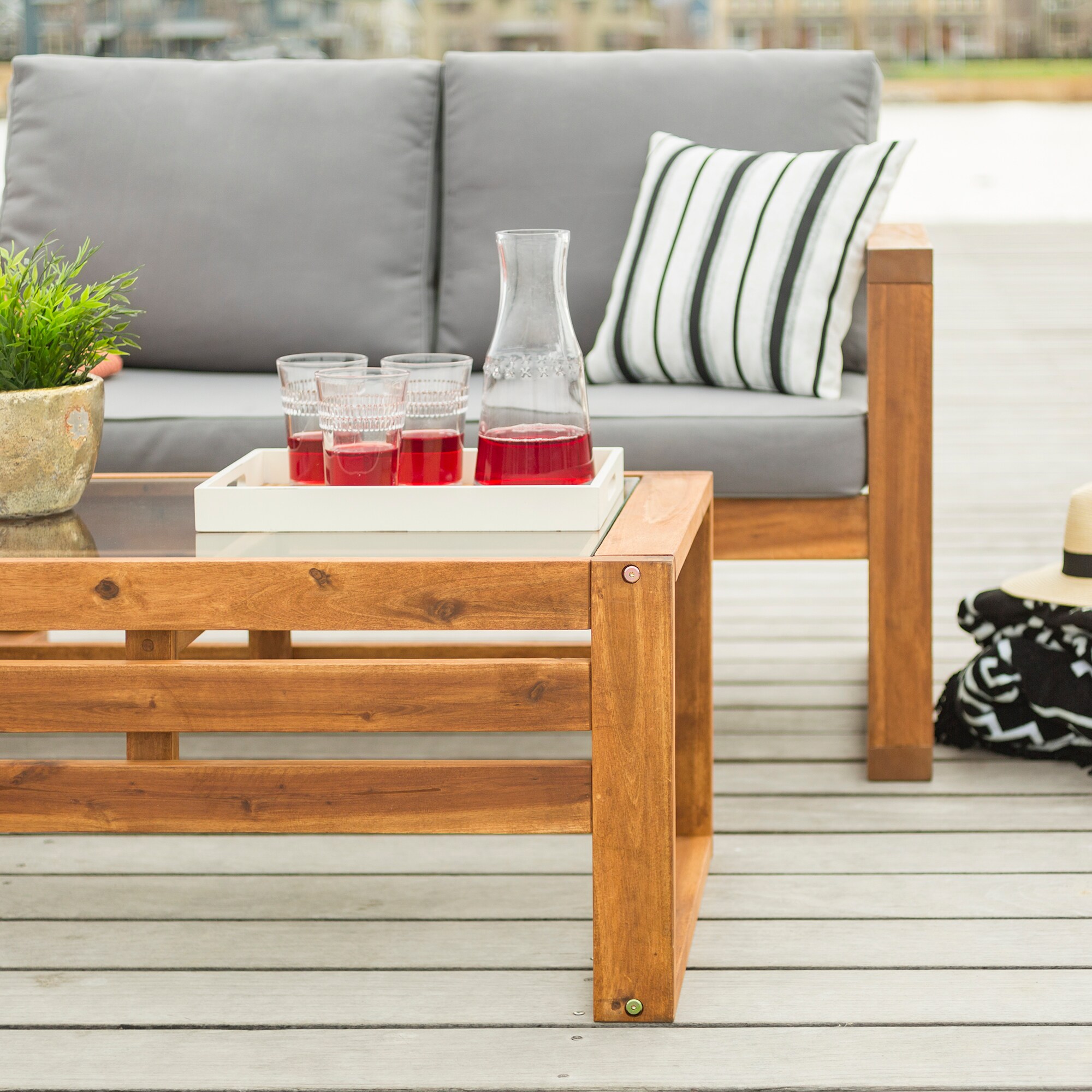Walker Edison LWWHUD4CG Patio-Conversation-Sets - View #4