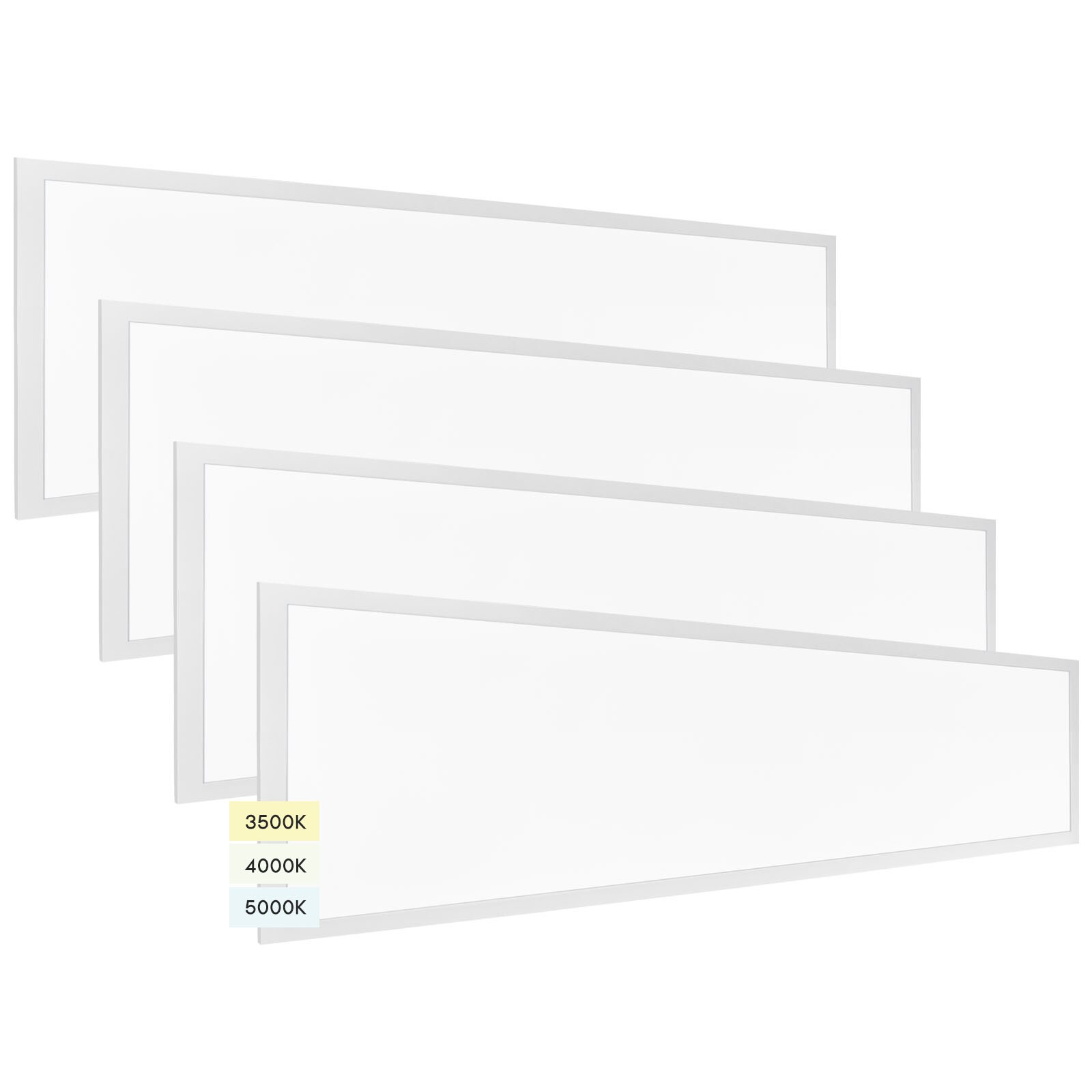 Luxrite 4-Pack 4-ft X 1-ft Tunable White LED Panel Light At Lowes.com