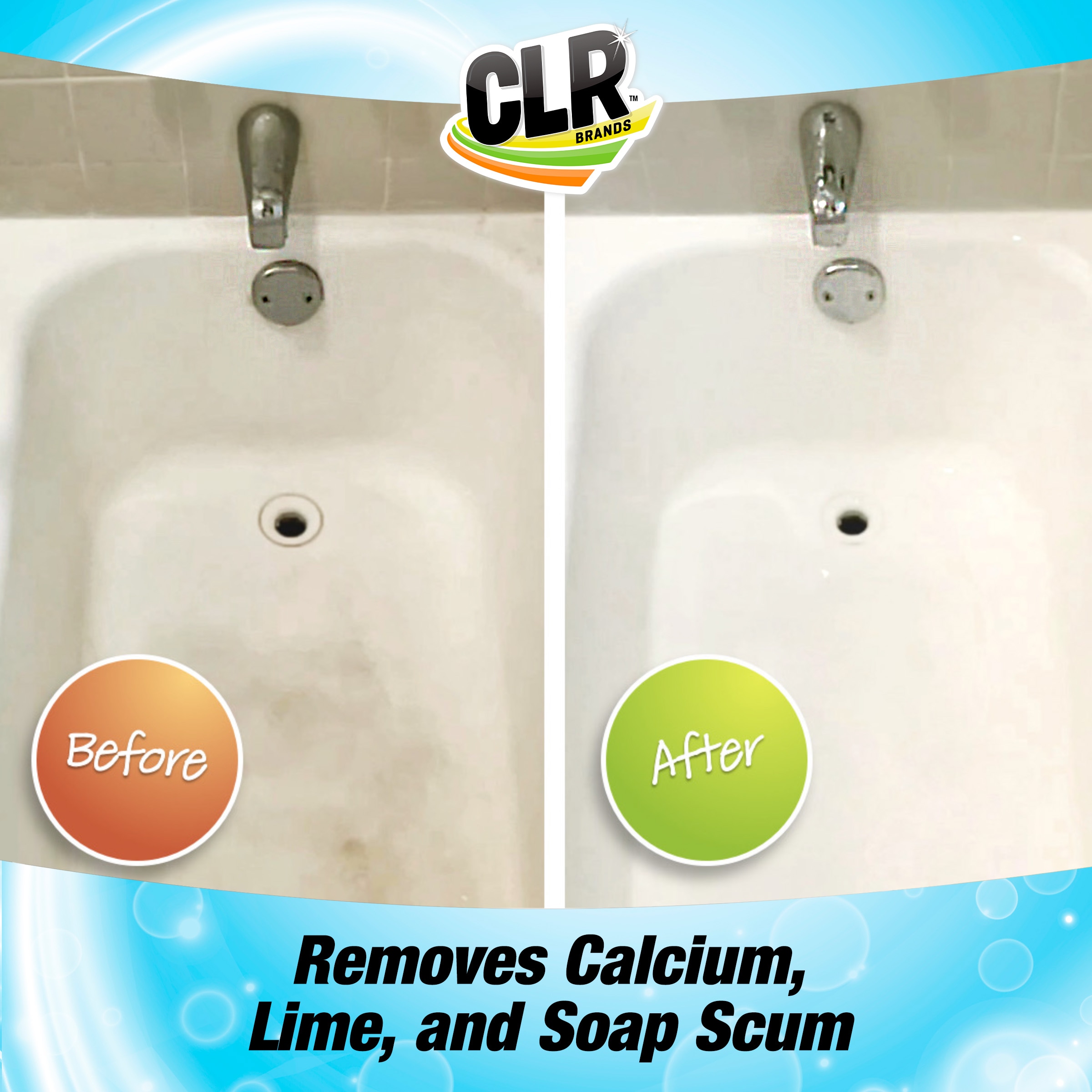 CLR Brilliant Bath  Cleaner to Scrub Toilets, Tubs, Sinks, Countertops &  More