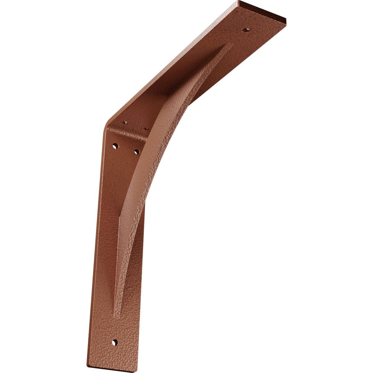 Ekena Millwork BKTM02X12X12LEHCO Legacy 12-in x 2-in x 12-in Copper Steel Countertop support bracket