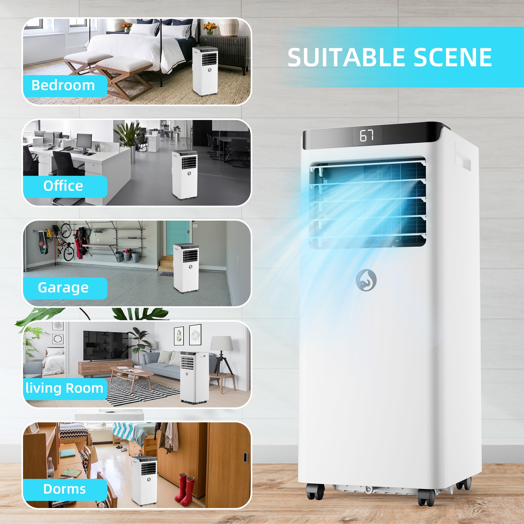  KY-10K/07B Portable-Air-Conditioners - View #5