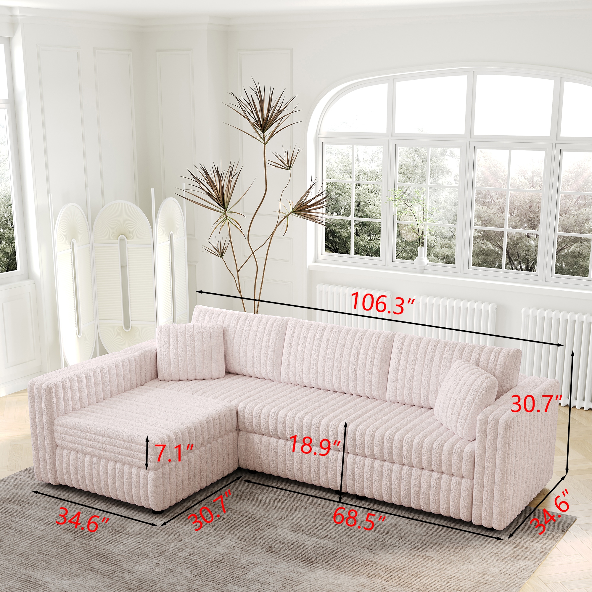 SINOFURN SYD180014PK Sofas-Loveseats - View #7