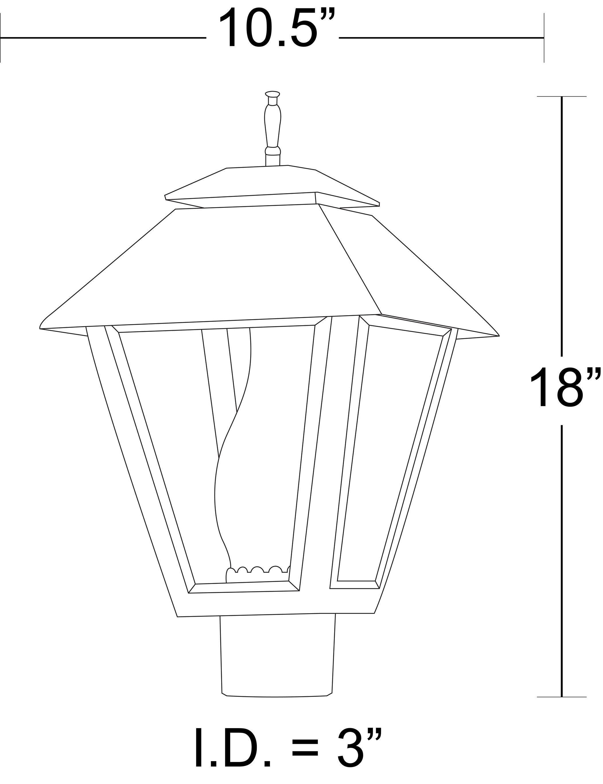 Solus SPC112-LE26C Post-Lights - View #5