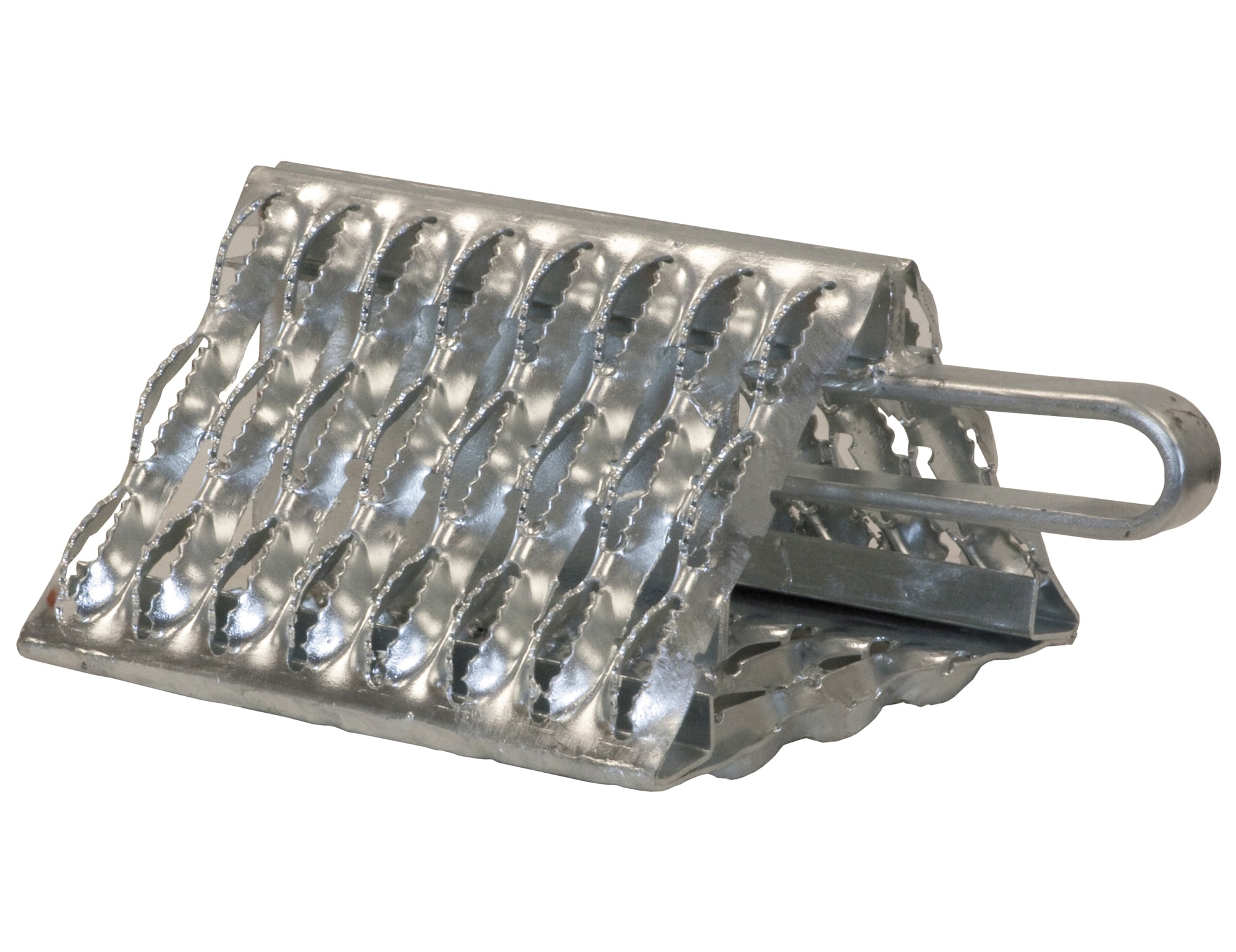 Buyers Products WC091060 Galvanized Serrated Wheel Chock with Handle 9X10X6-in