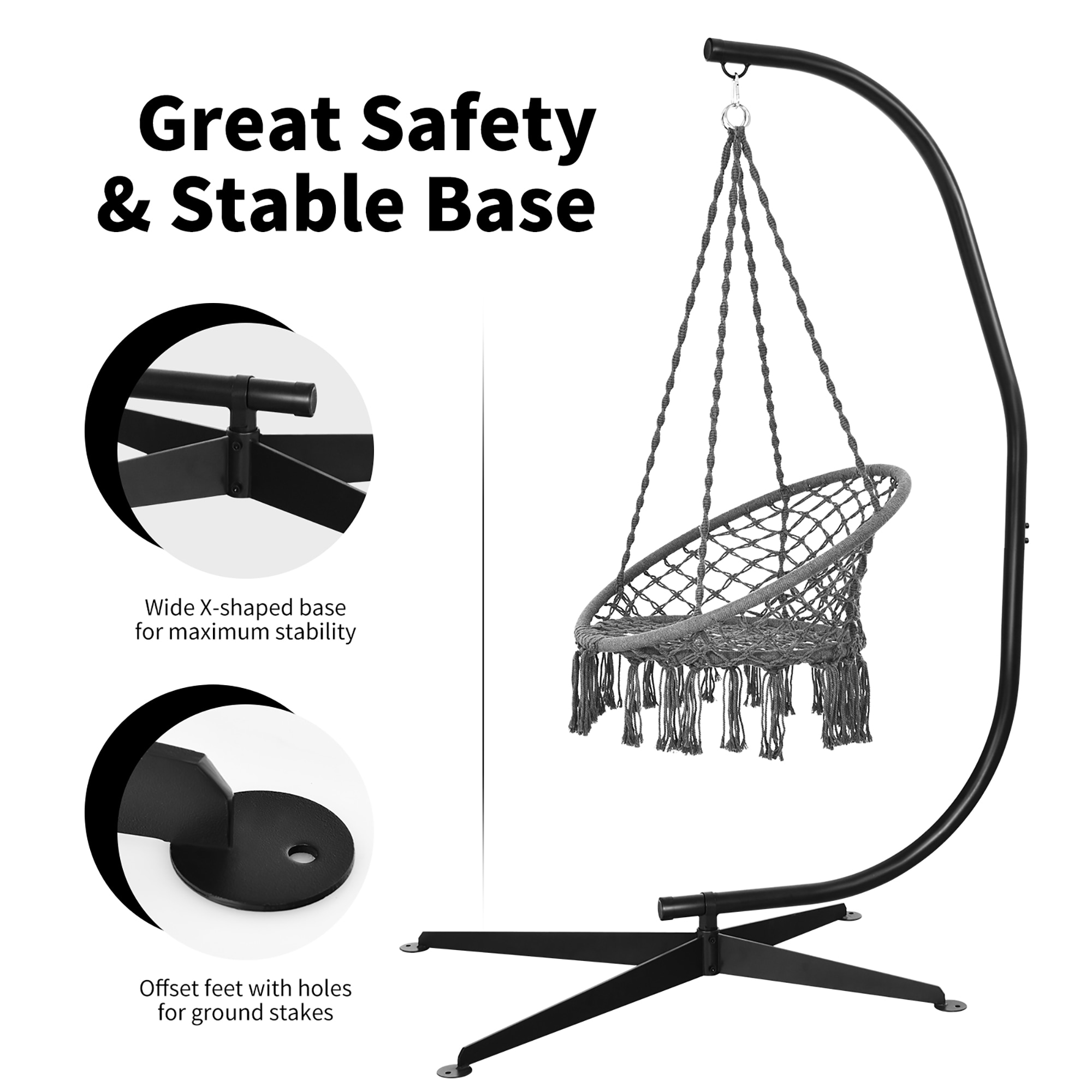 Costway CSHY001041 Hammock-Stands - View #7