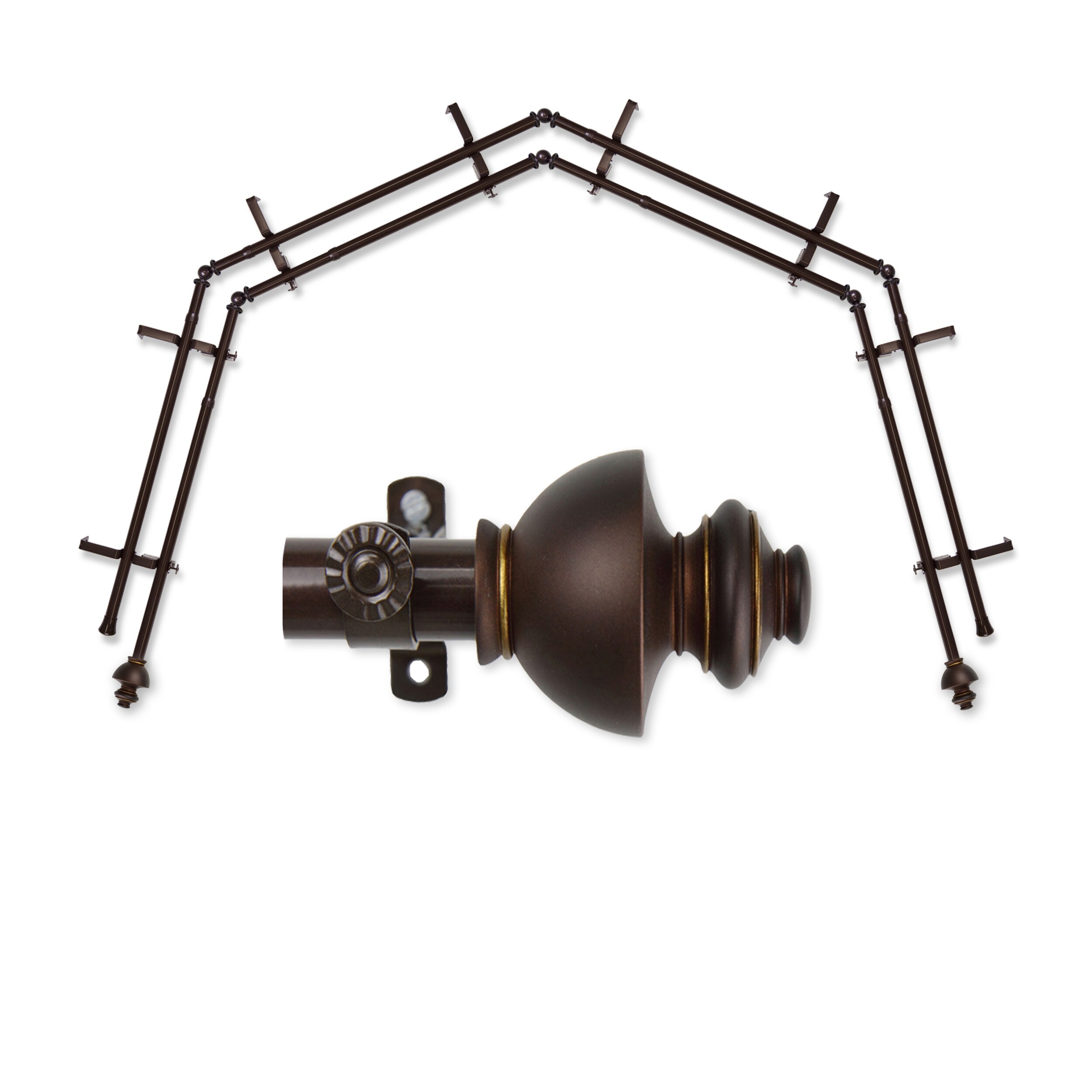Hart & Harlow L-4BAY-04-7D Curtain-Rods - View #2