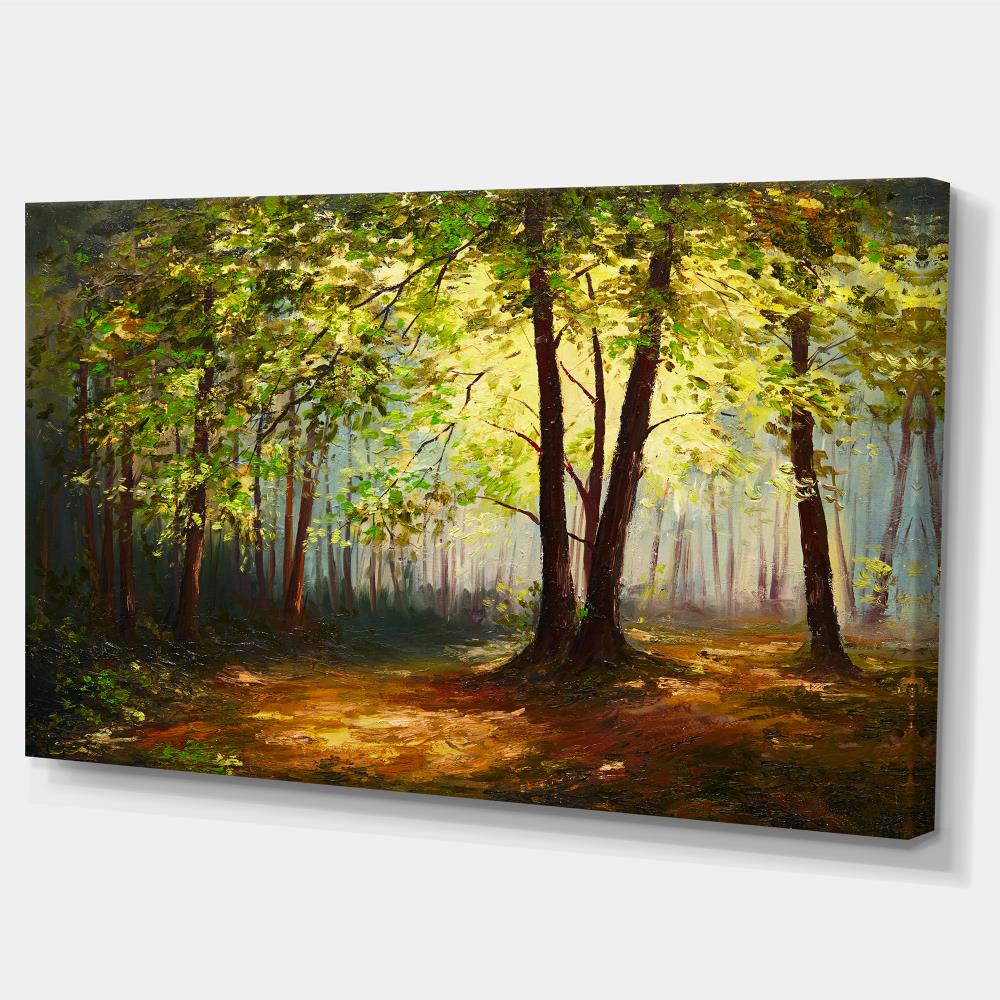 Designart 16-in H x 32-in W Landscape Print on Canvas in the Wall Art ...
