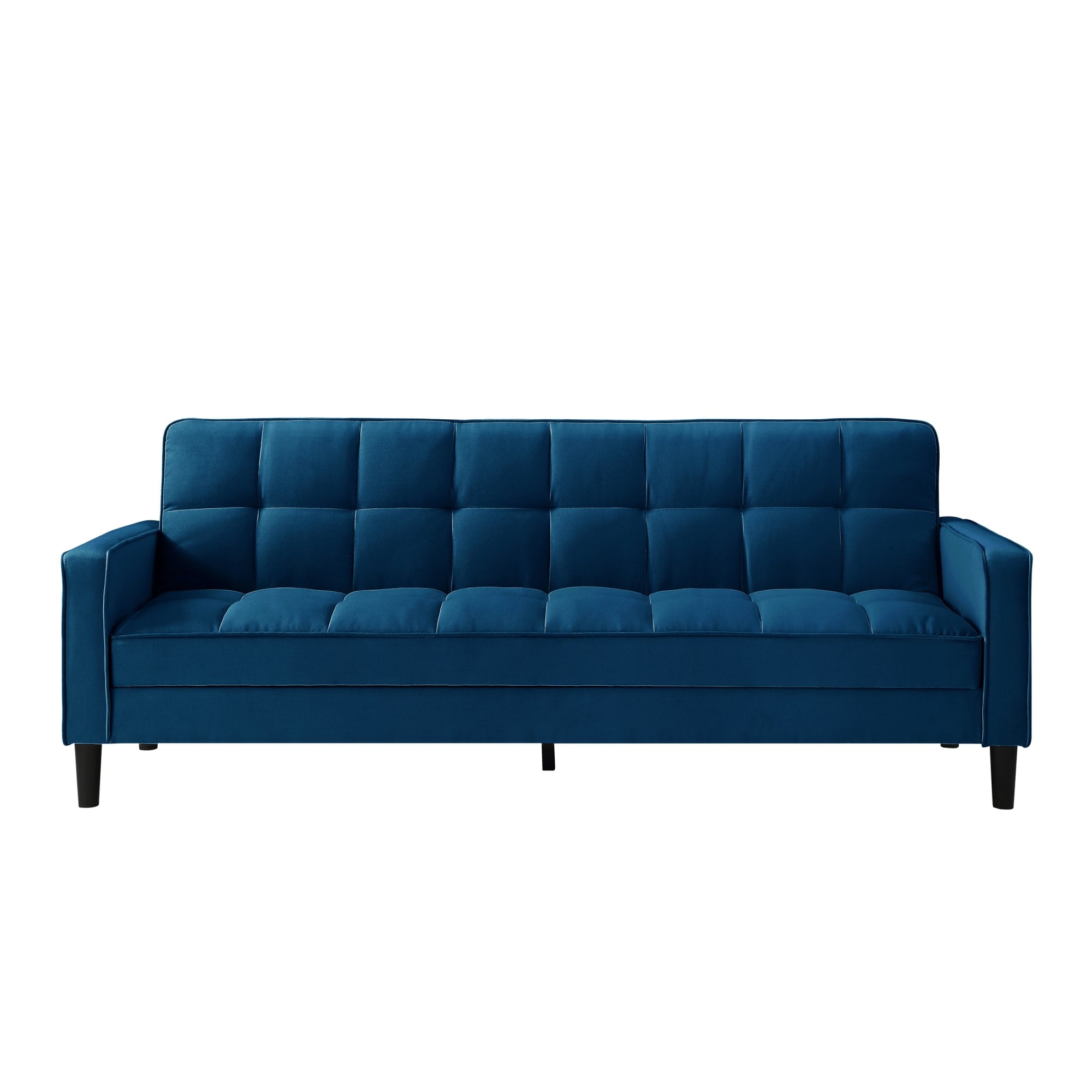 Boost werkplaats Christchurch Loft Lyfe Osburne Modern Blue Linen Sofa in the Couches, Sofas & Loveseats  department at Lowes.com