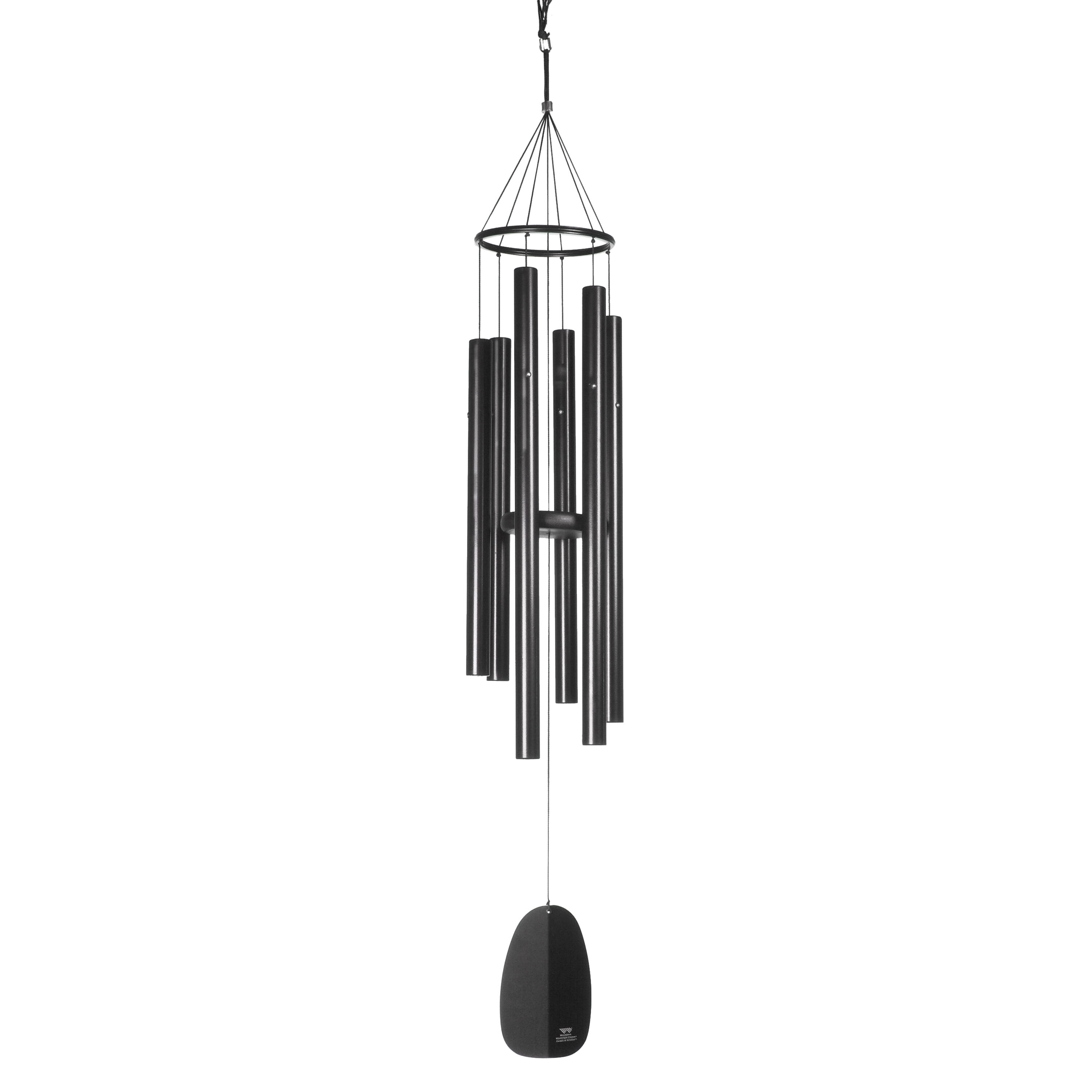 Woodstock Chimes WWAA 44-Inches Black Metal Wind Chime
