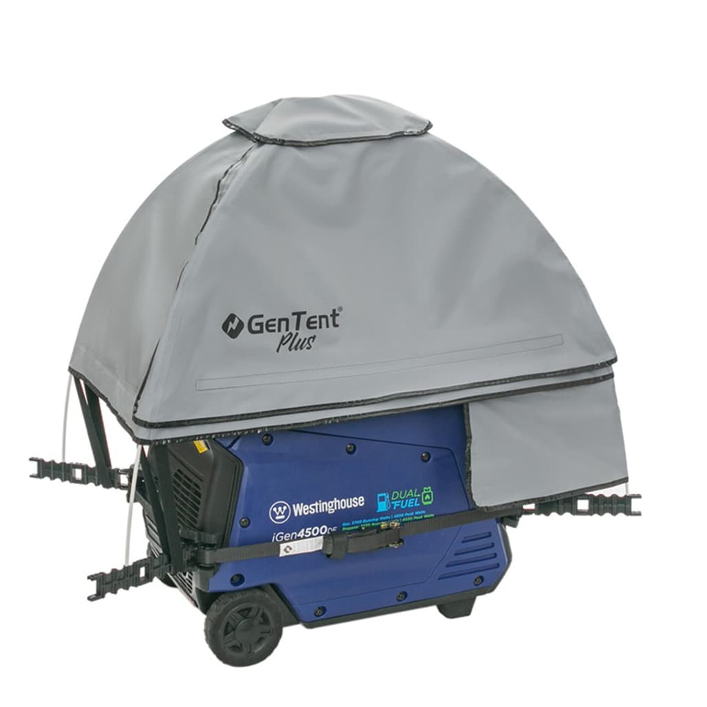 GenTent GTOICSMPGR Inverter Kit (Plus, Grey) for Encased Inverter Generators Generator cover