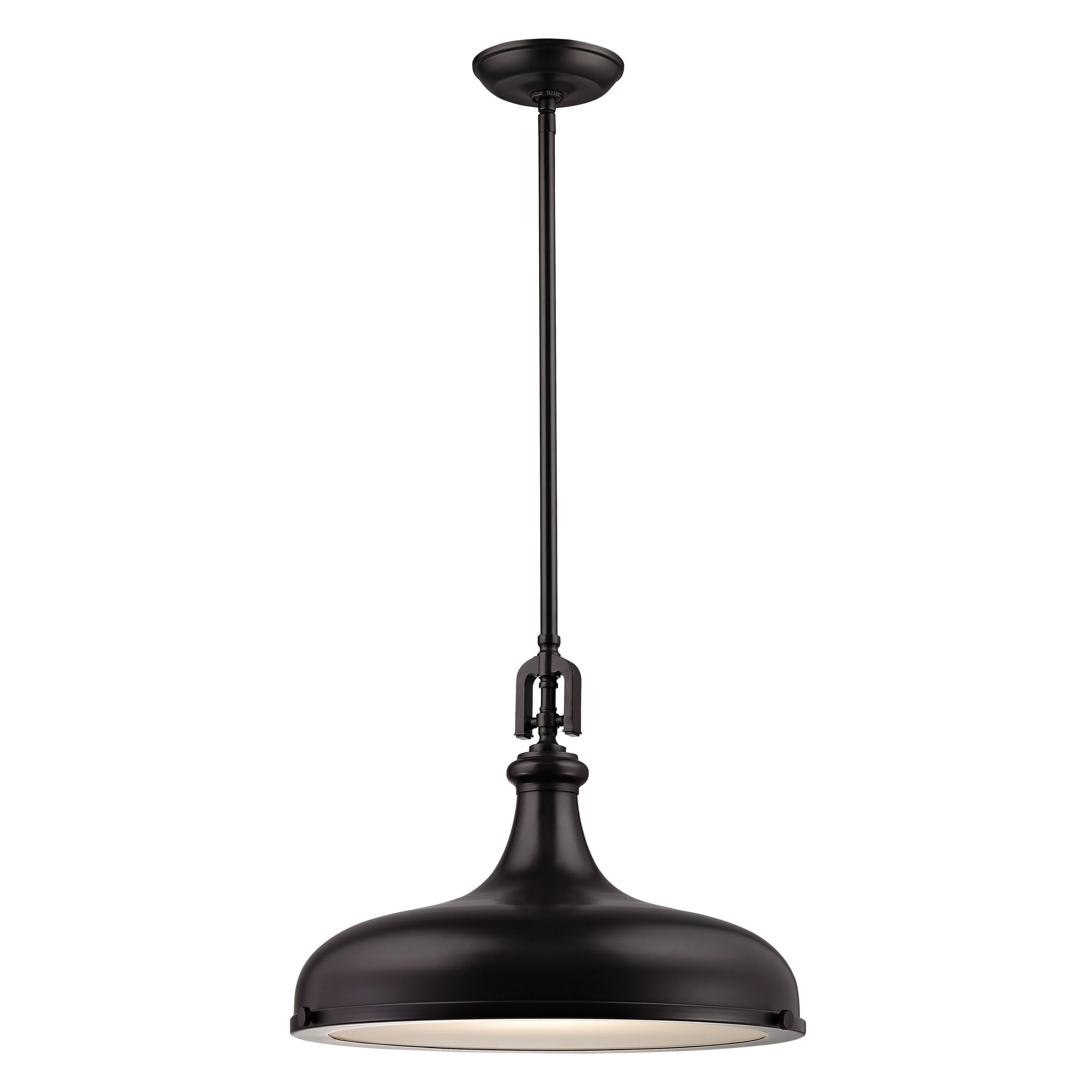 Westmore by ELK Lighting LW-20240605192 Honeysuckle Oil Rubbed Bronze Transitional Geometric Hanging Pendant light