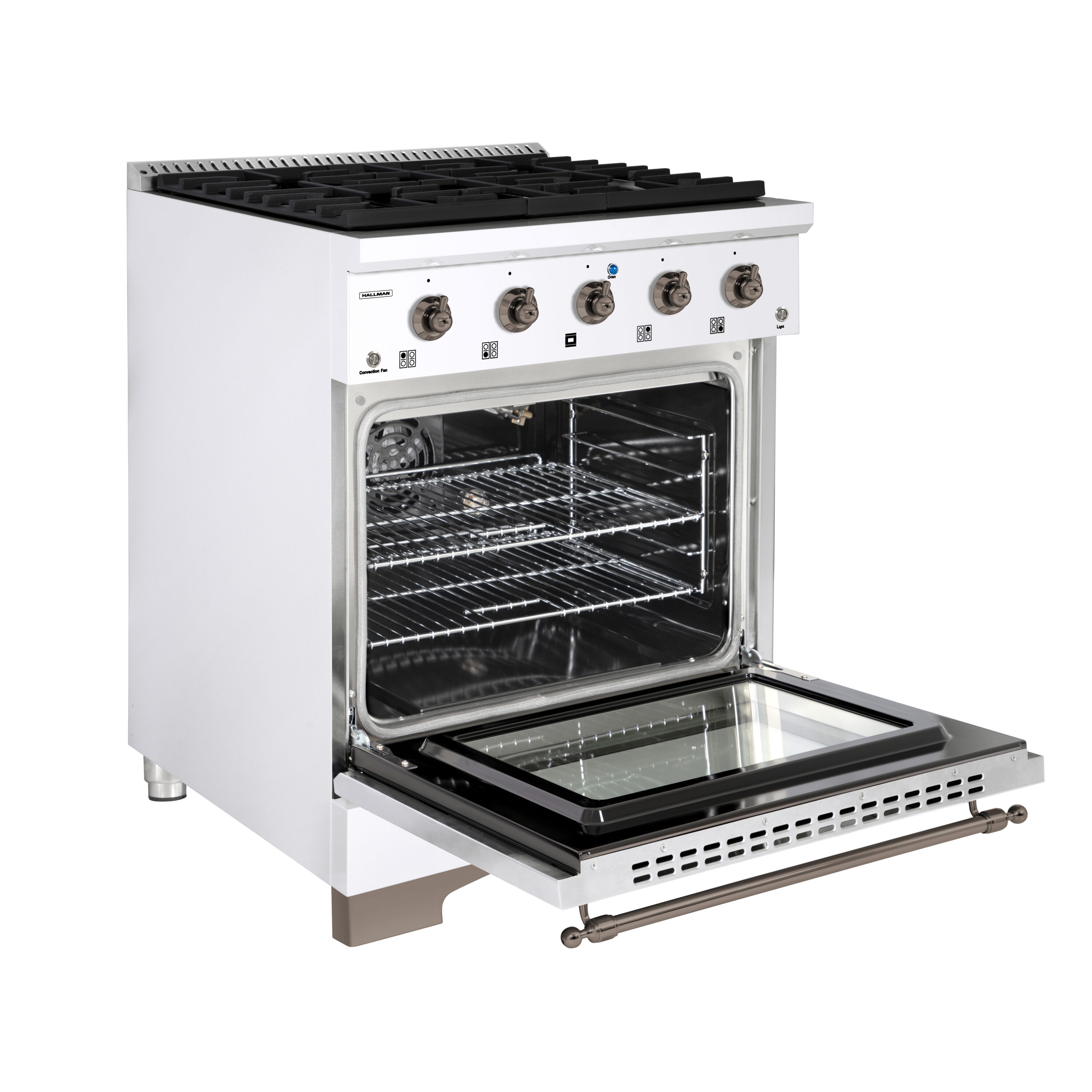 Hallman HCLRDF30BZWT Dual-Fuel-Ranges - View #4