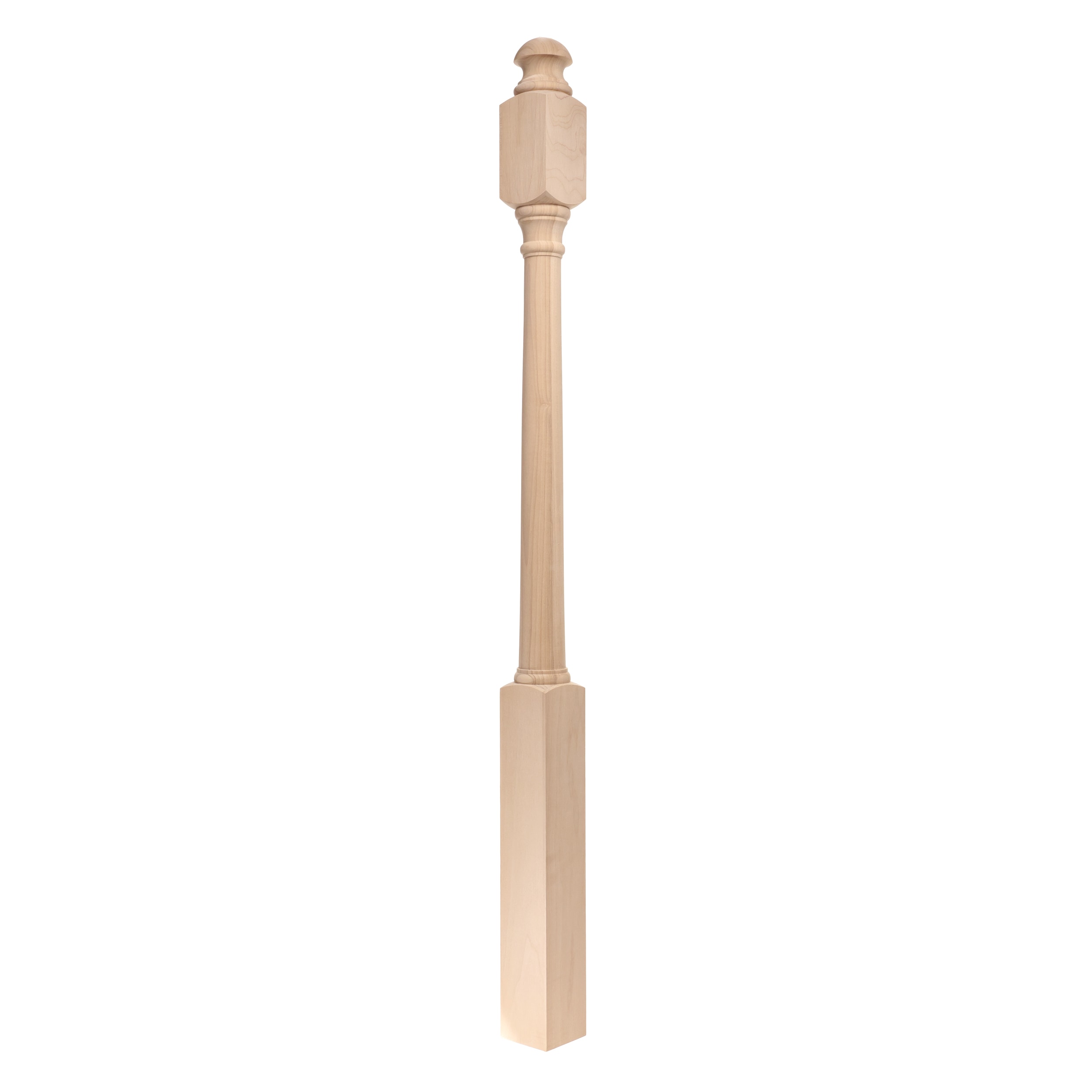 RELIABILT WG4025BT56POP 3.25-in x 56-in Unfinished Poplar Universal Stair Newel Post